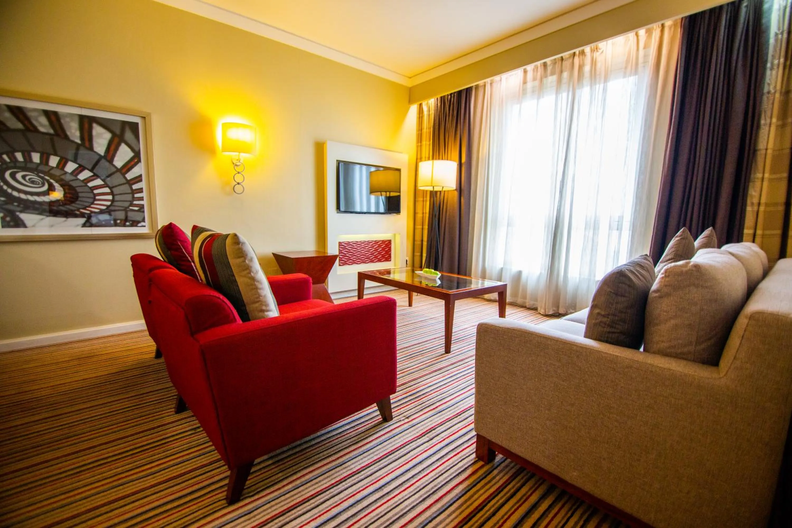 Seating area in Park Inn by Radisson, Kigali