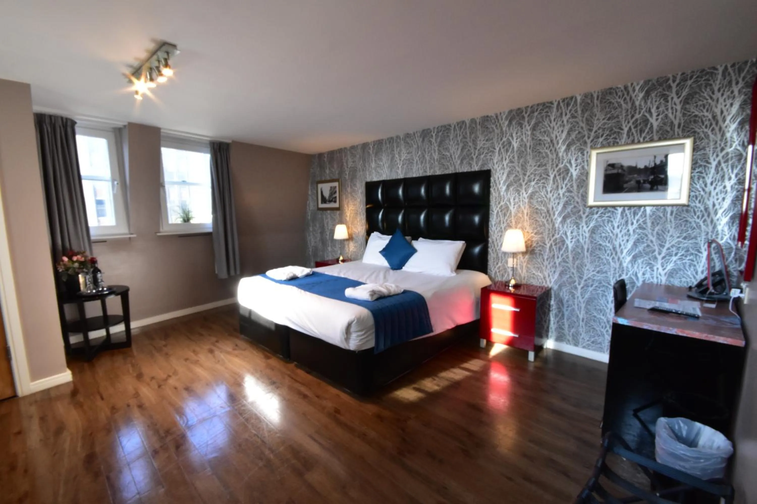 Bed in The Royal Hotel Cardiff