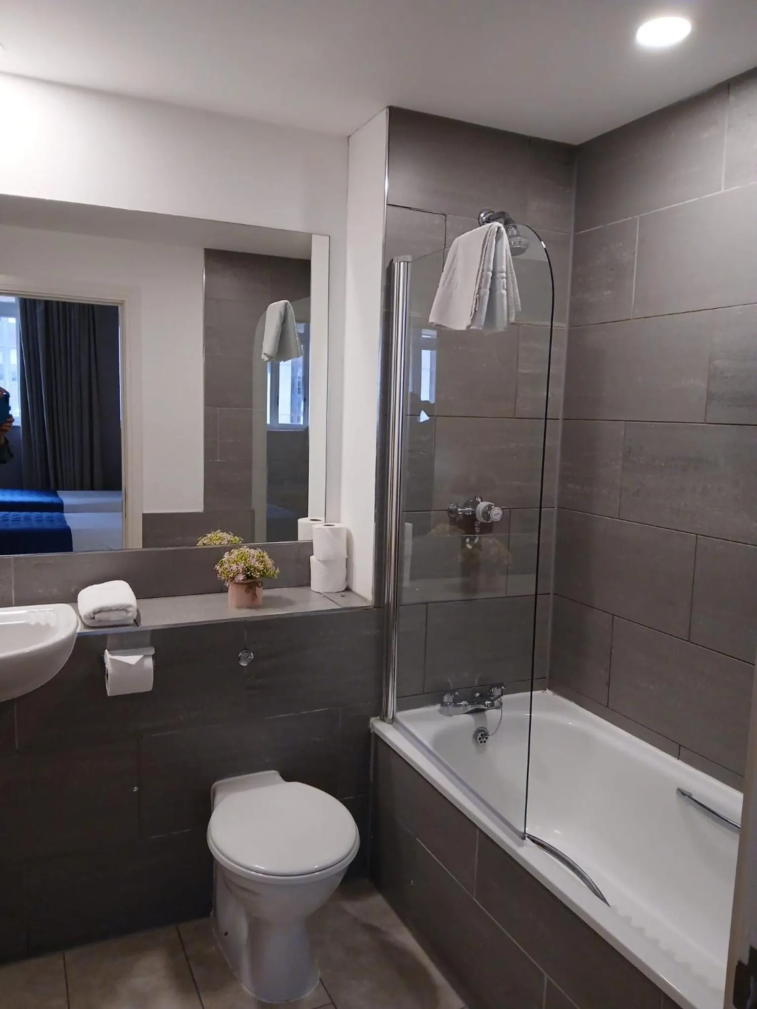 Shower in The Royal Hotel Cardiff