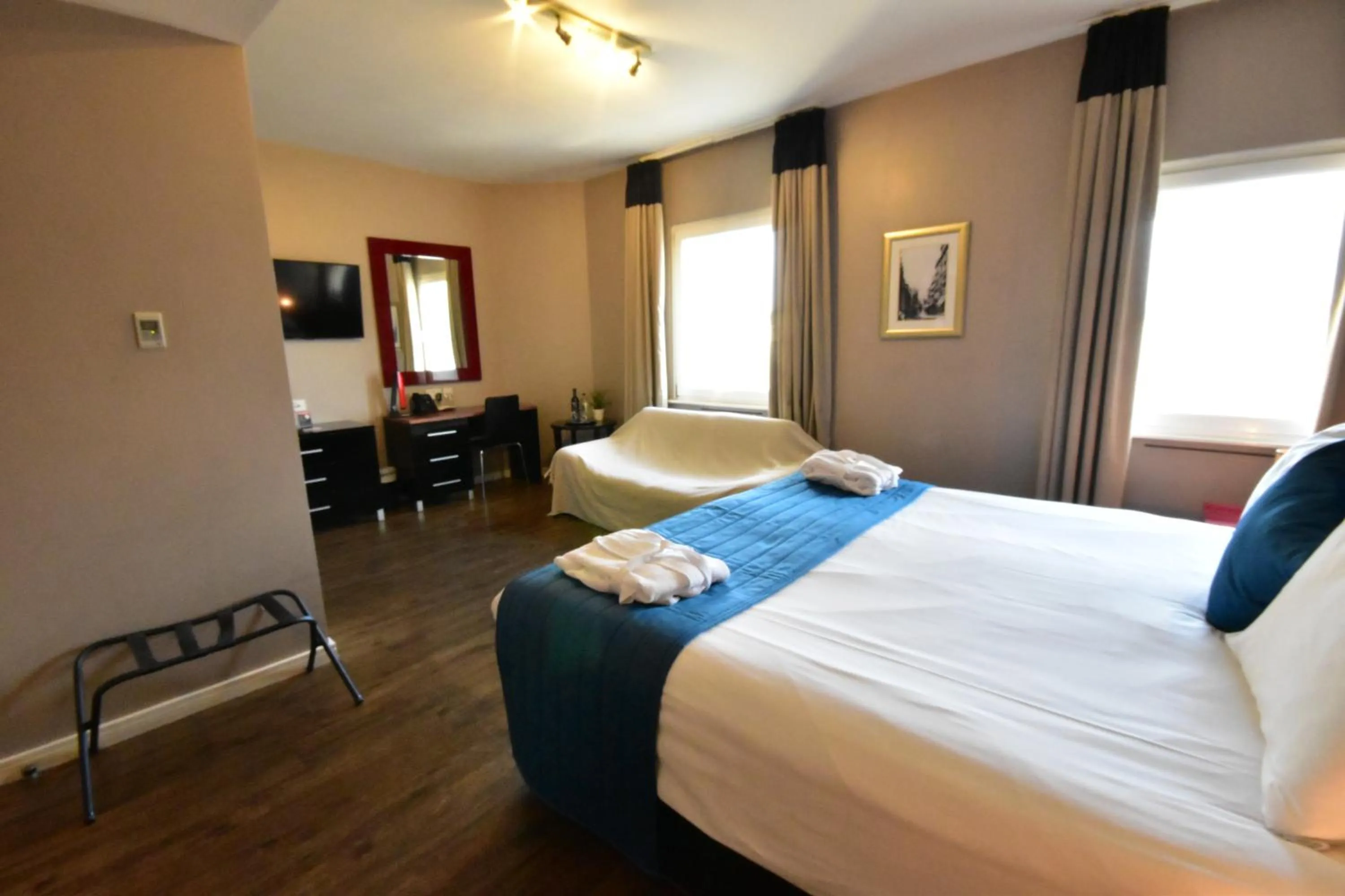 Bed in The Royal Hotel Cardiff