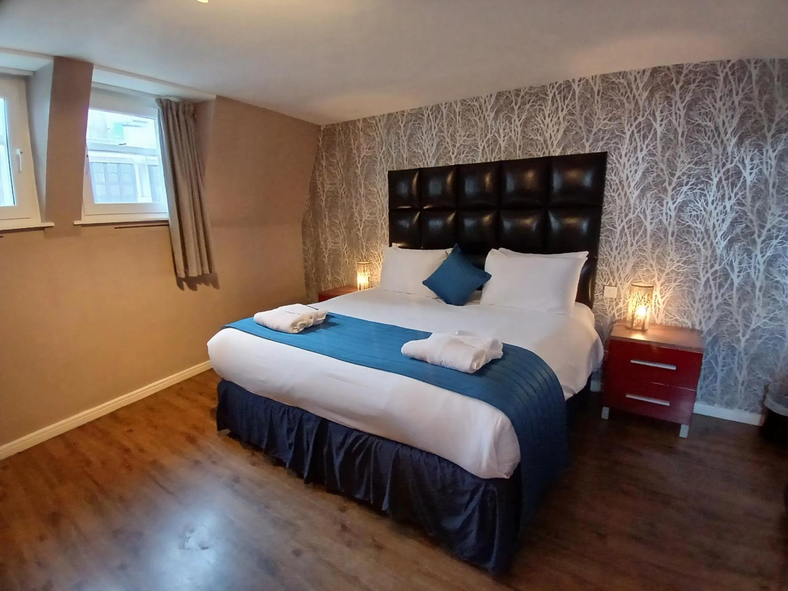 Bed in The Royal Hotel Cardiff