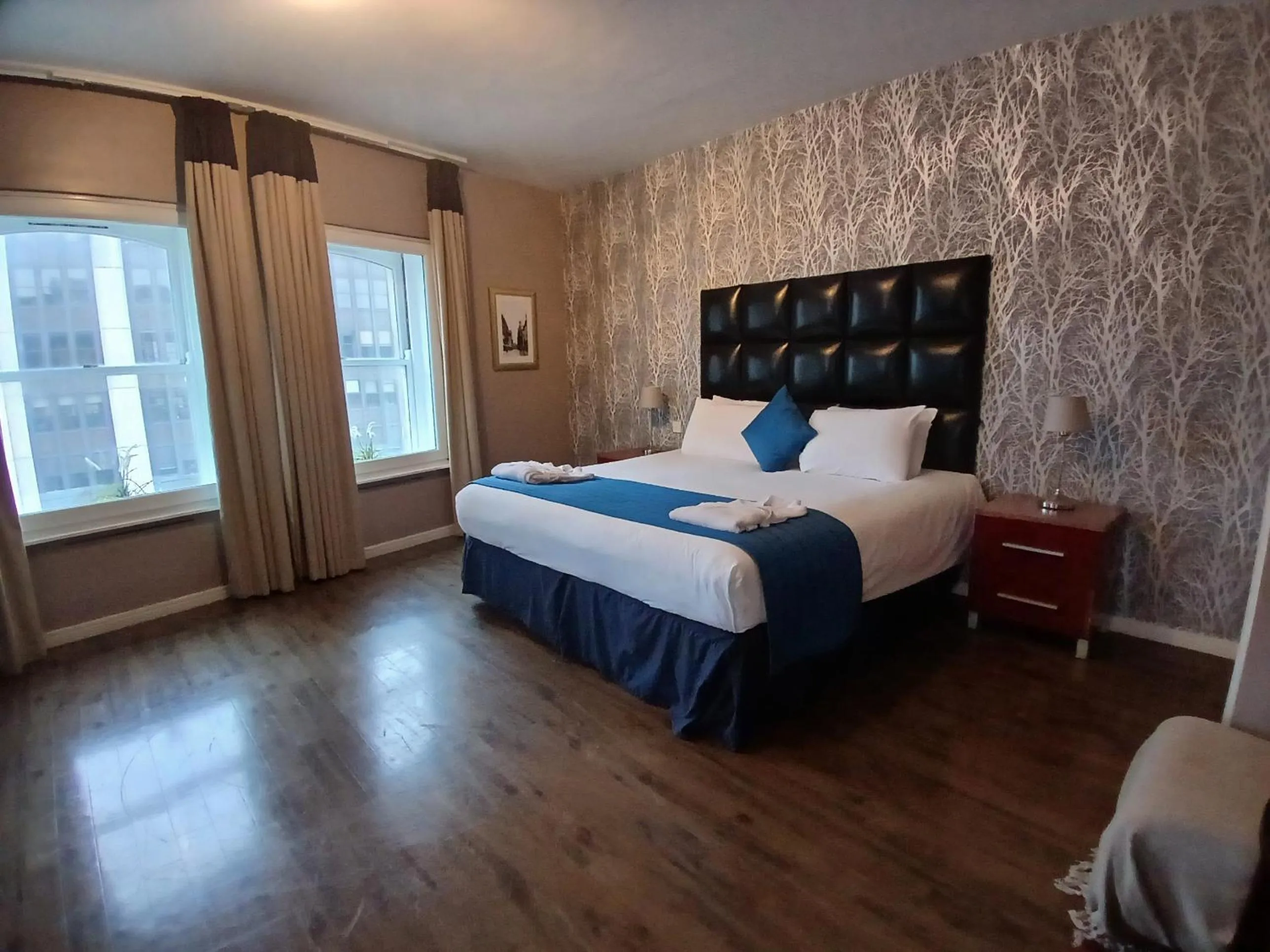 Bed in The Royal Hotel Cardiff