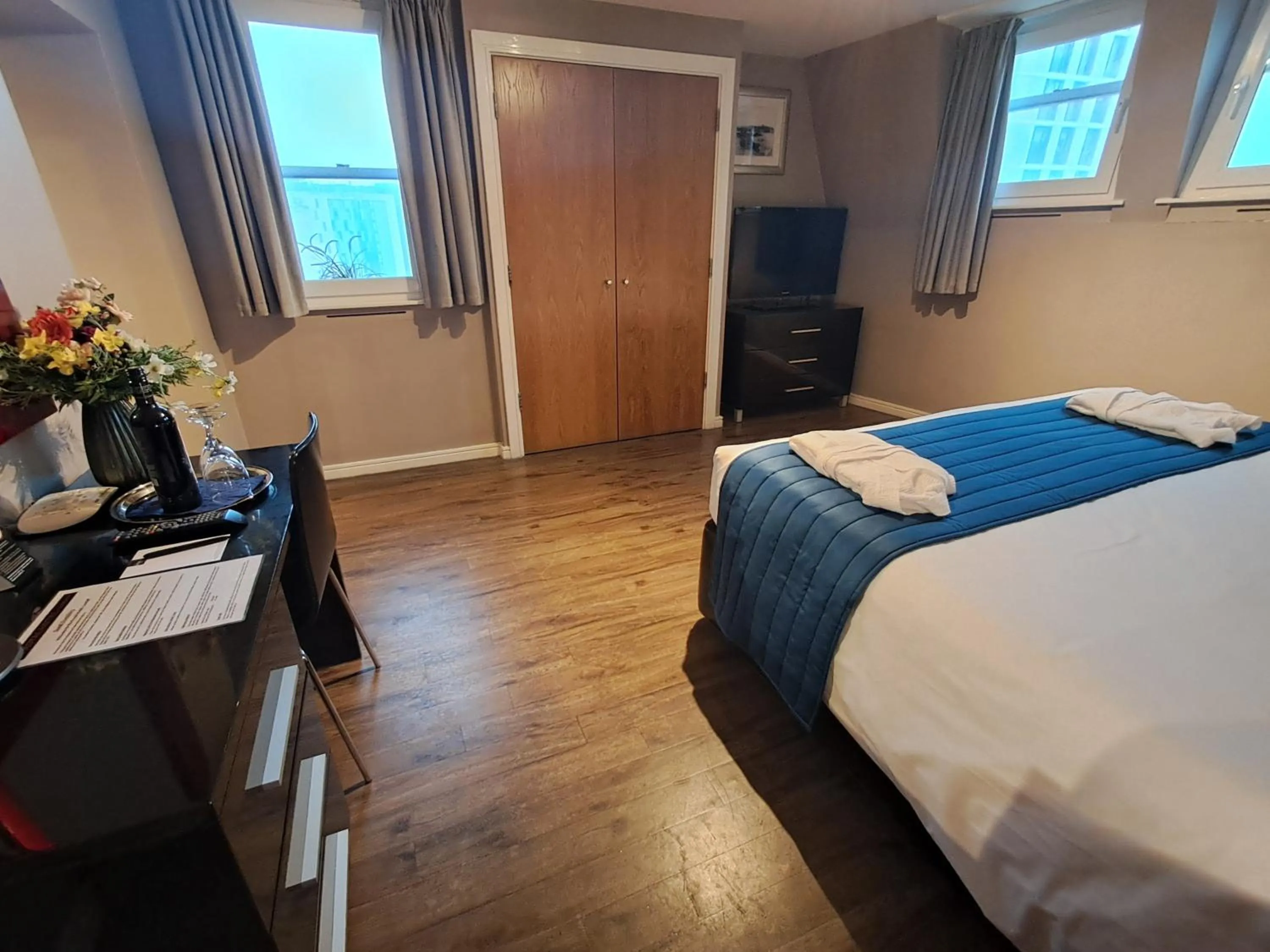 Bed in The Royal Hotel Cardiff