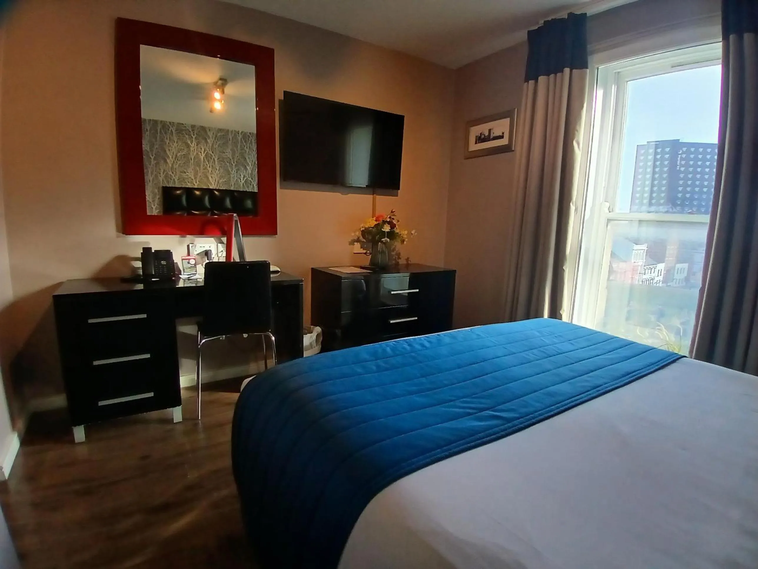 Bed in The Royal Hotel Cardiff