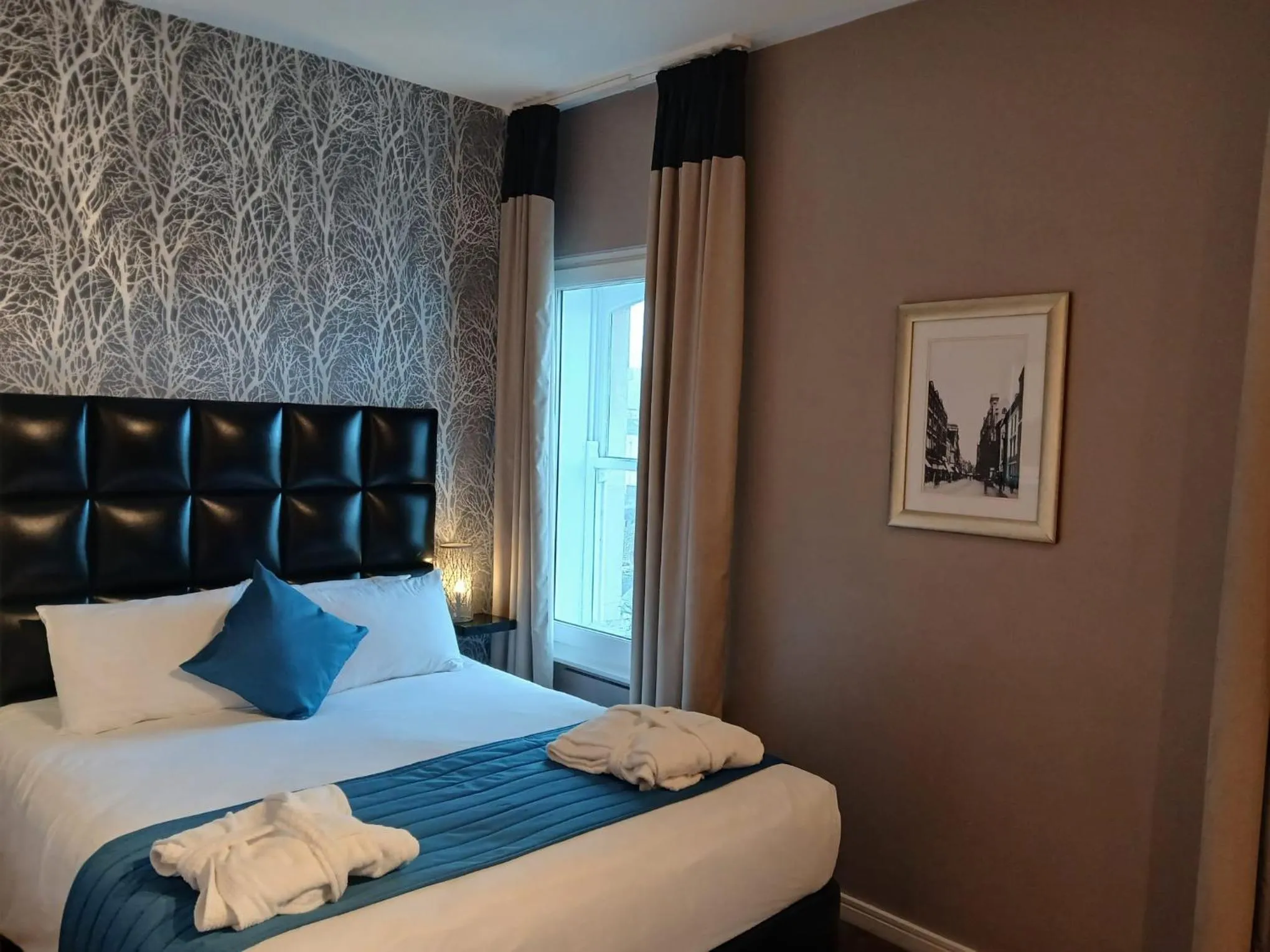 Bed in The Royal Hotel Cardiff