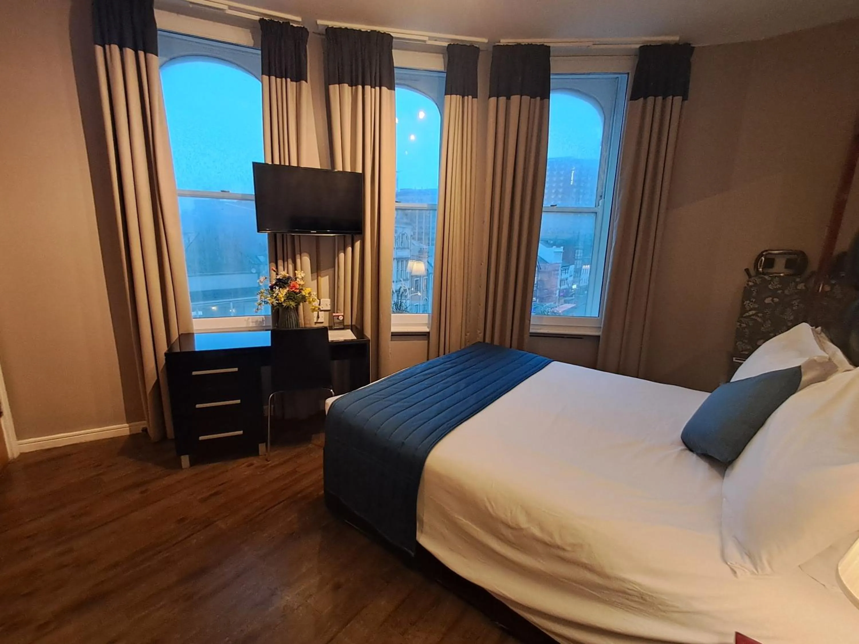 Bed in The Royal Hotel Cardiff