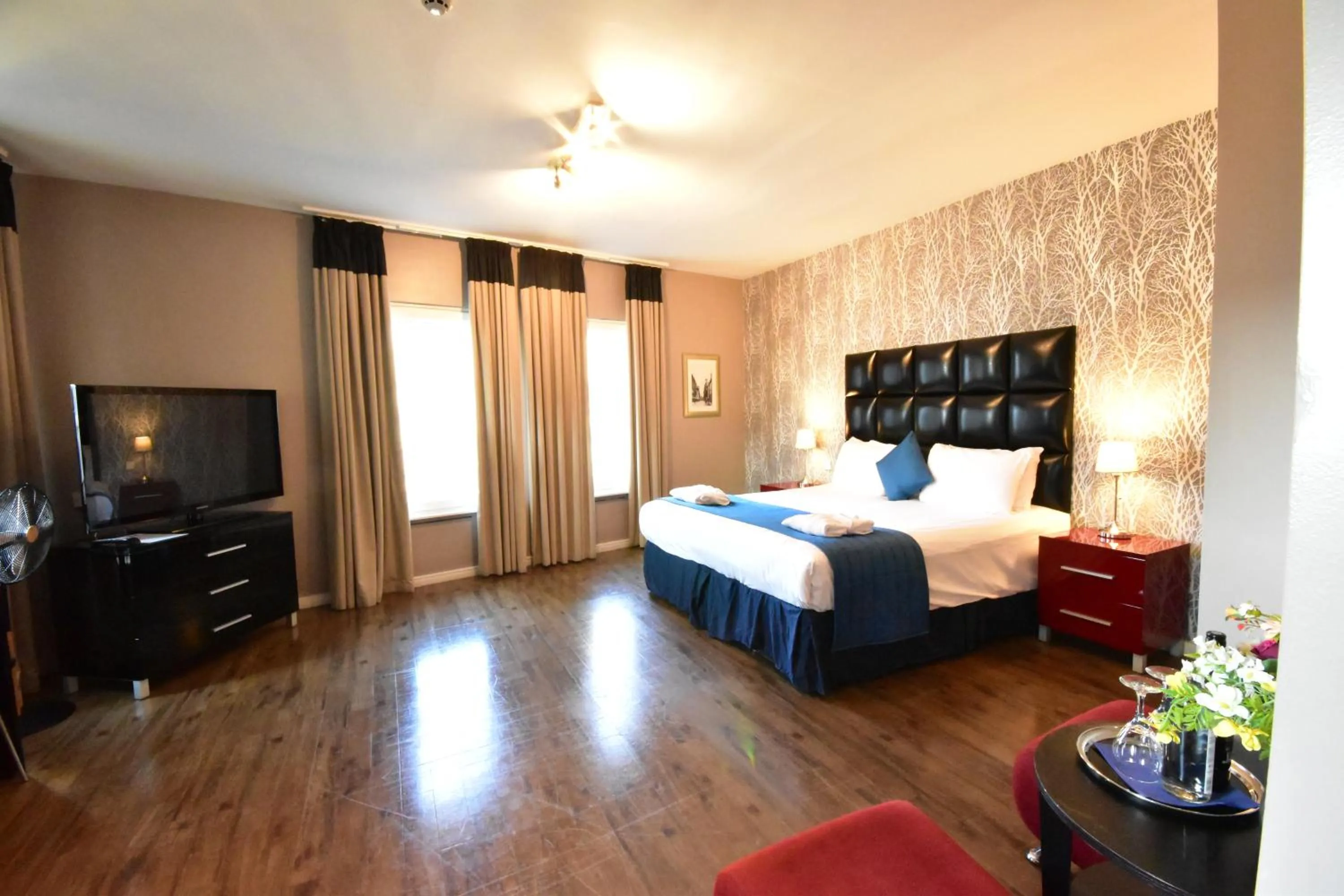 Bed in The Royal Hotel Cardiff