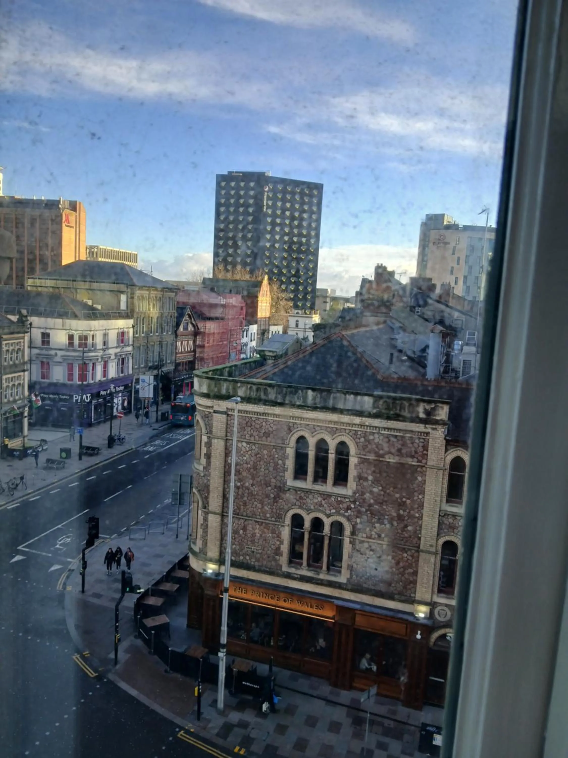 City view in The Royal Hotel Cardiff