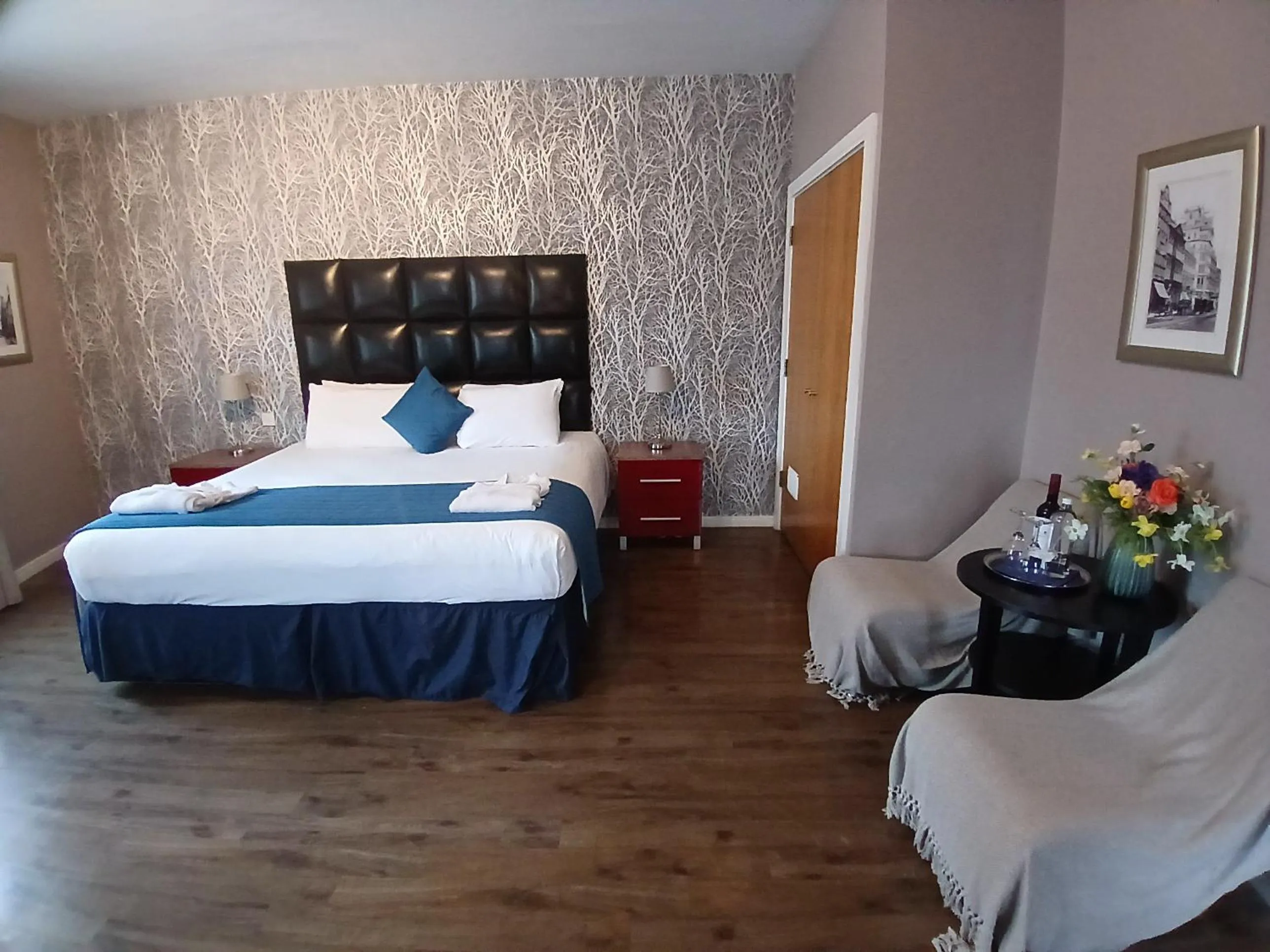 Bed in The Royal Hotel Cardiff