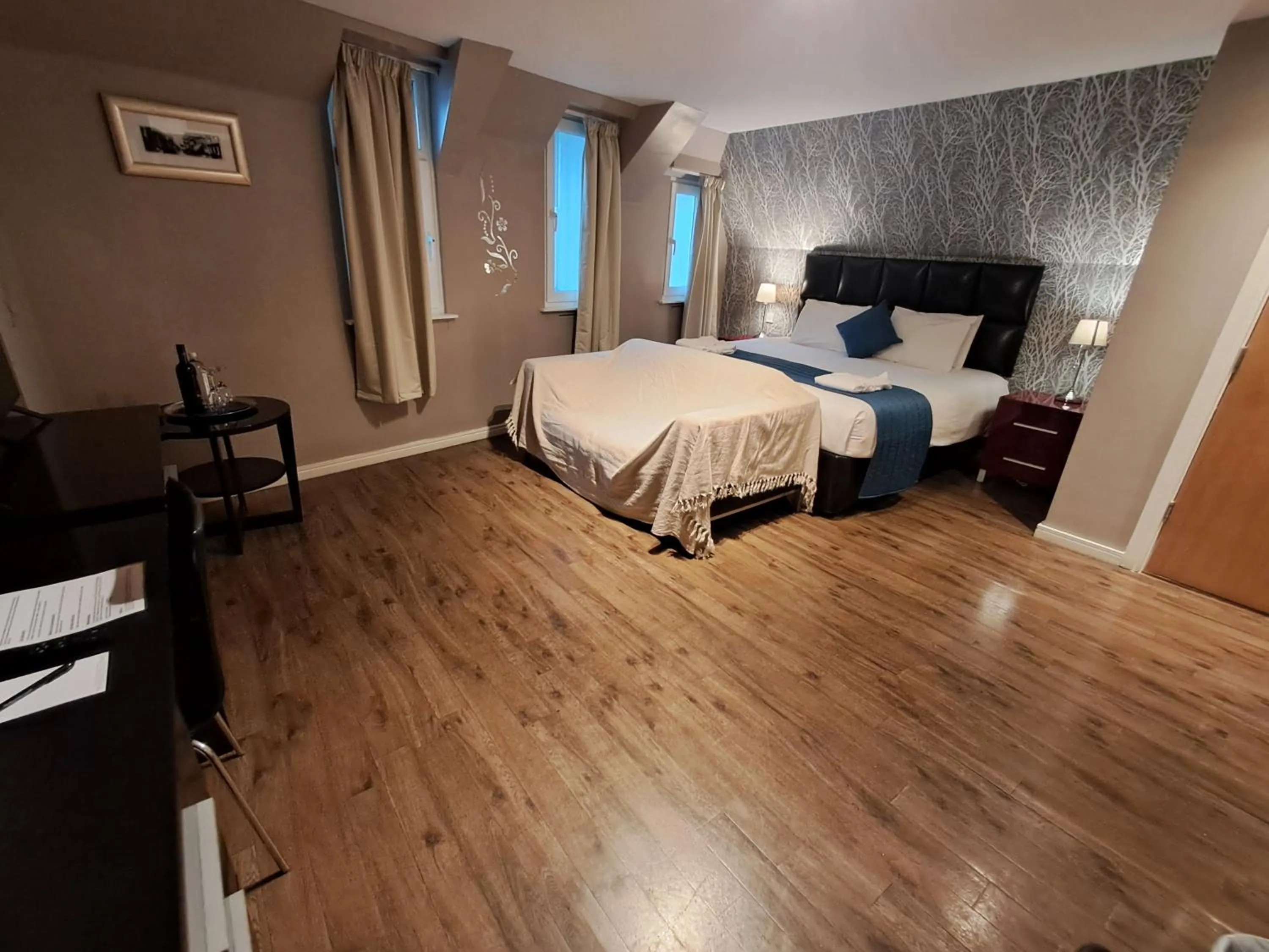 Bed in The Royal Hotel Cardiff