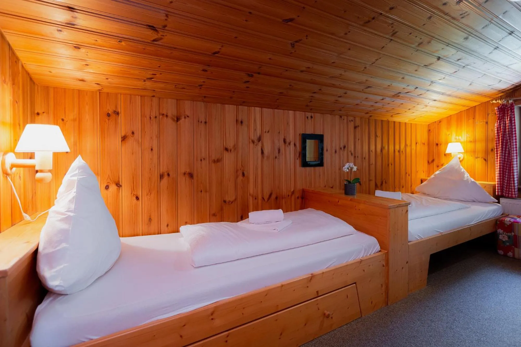 Bedroom, Bed in Waldklause