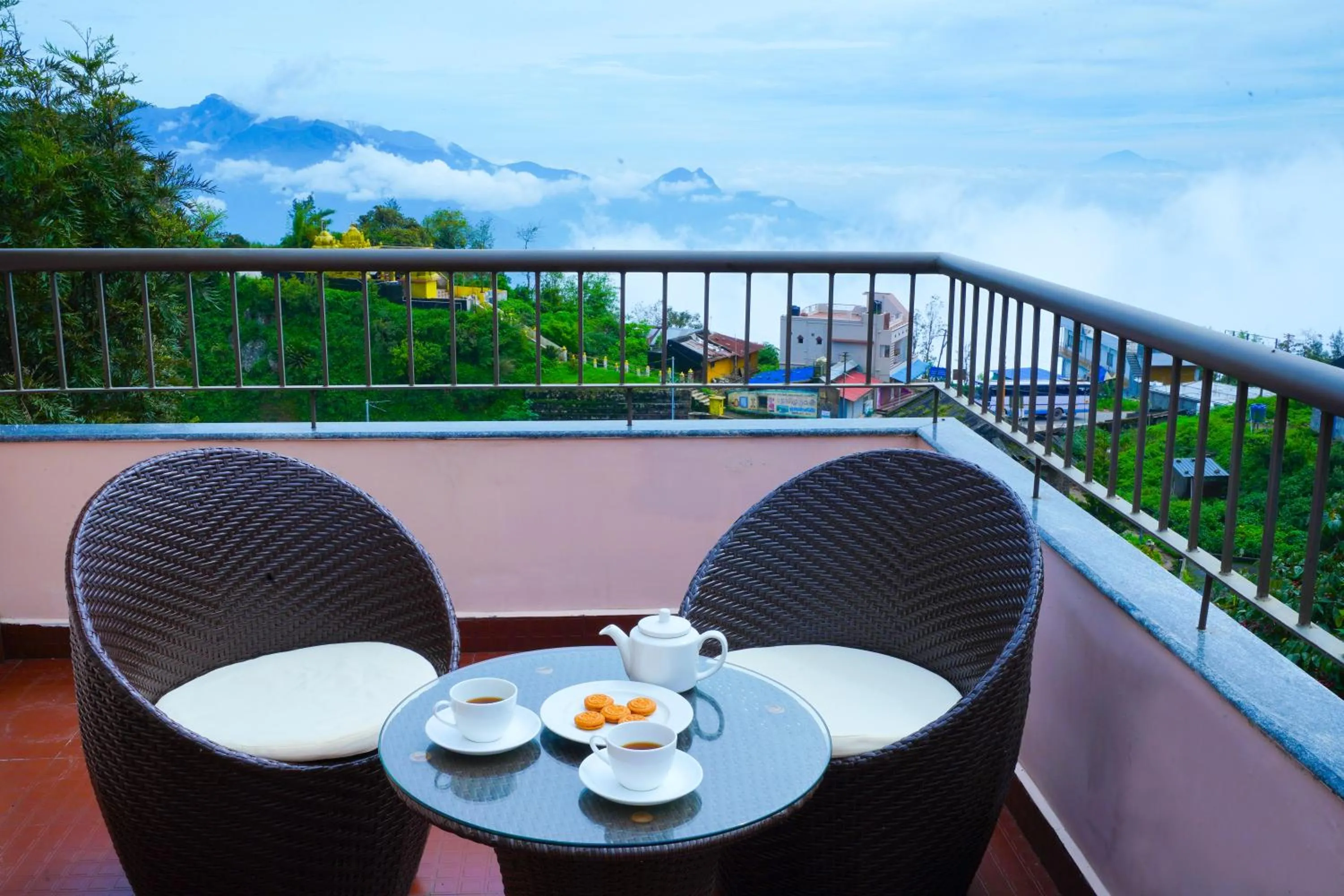 Patio in Shola Crown Resort - Munnar