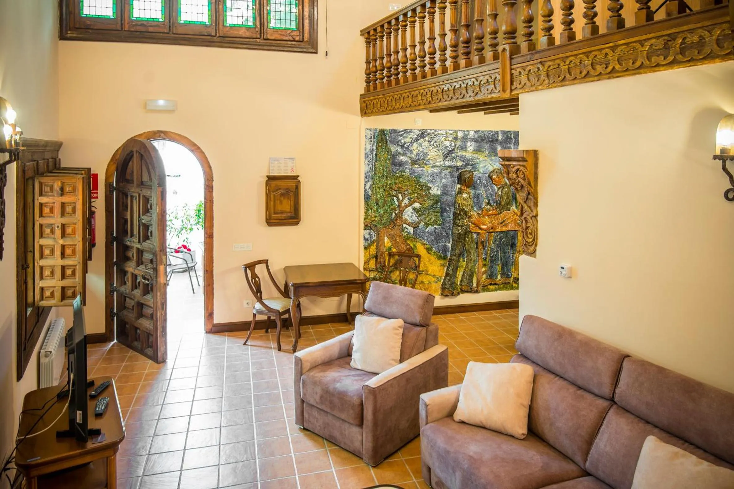 Decorative detail in Finca Valdobar