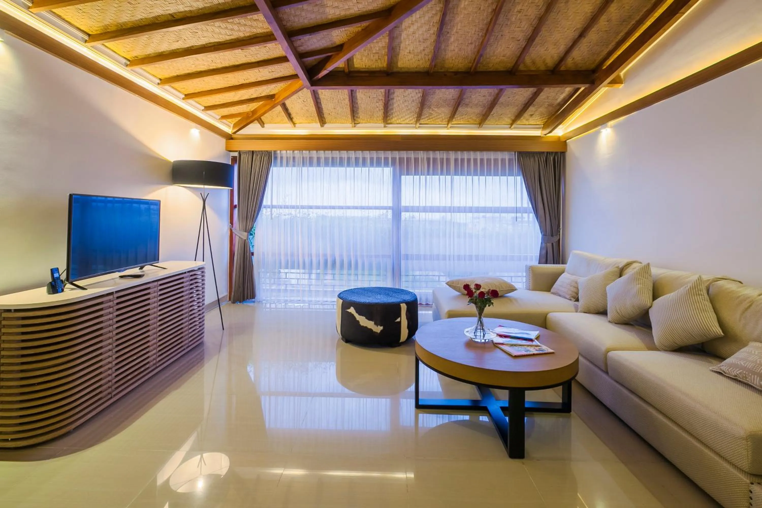 Living room in Imani Suites