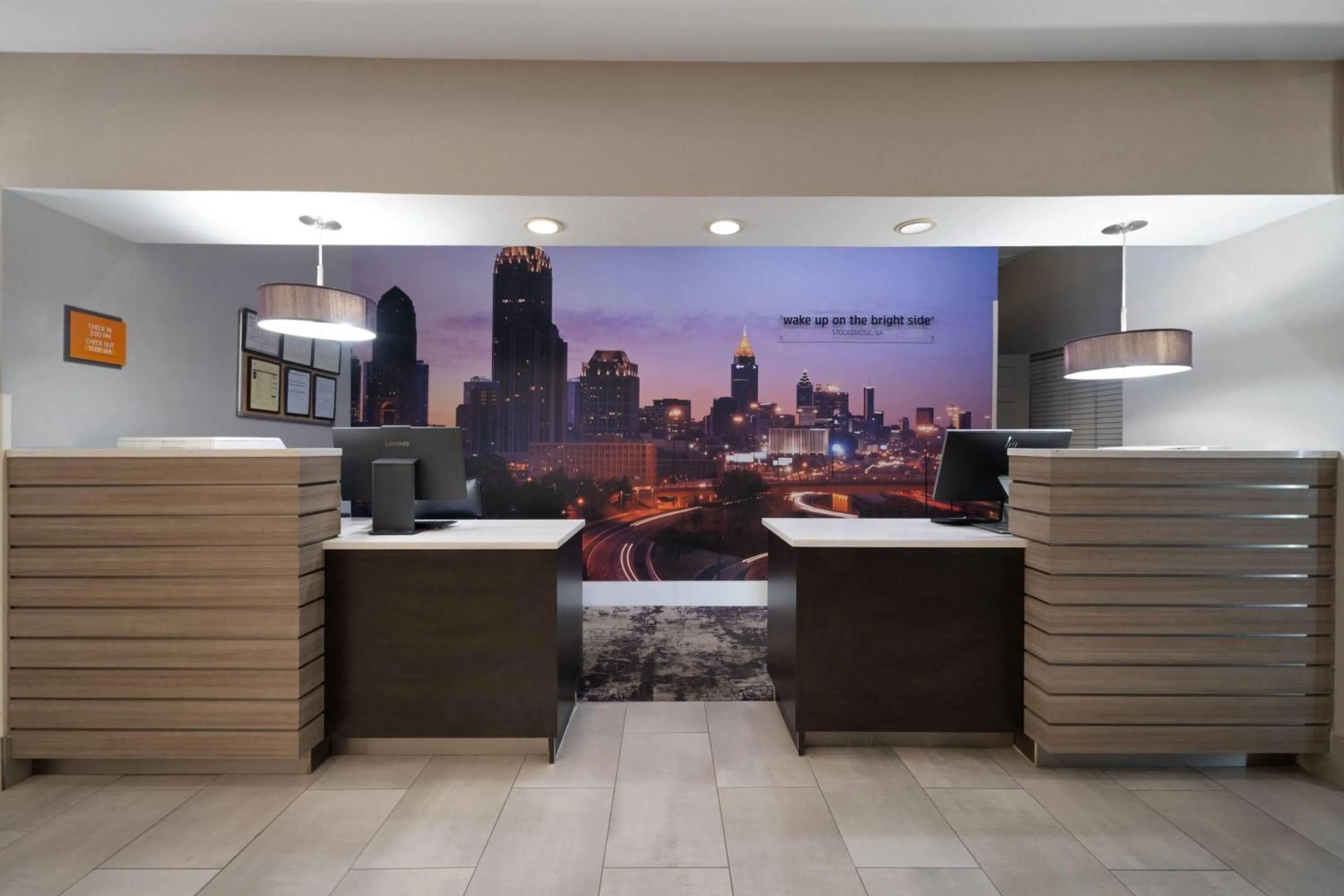 Lobby or reception in La Quinta by Wyndham Atlanta Stockbridge