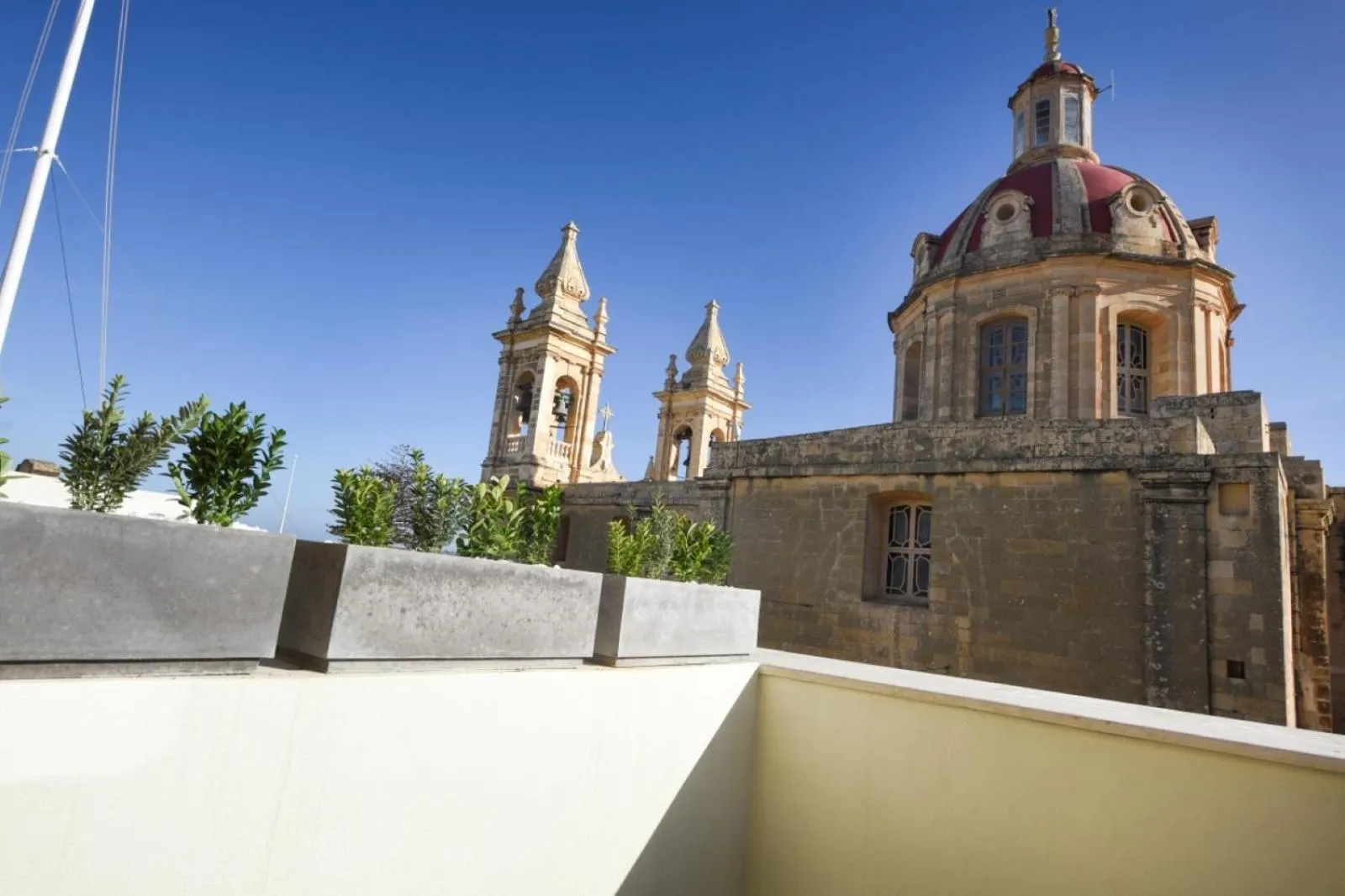 Landmark view in Quaint Boutique Hotel Sannat