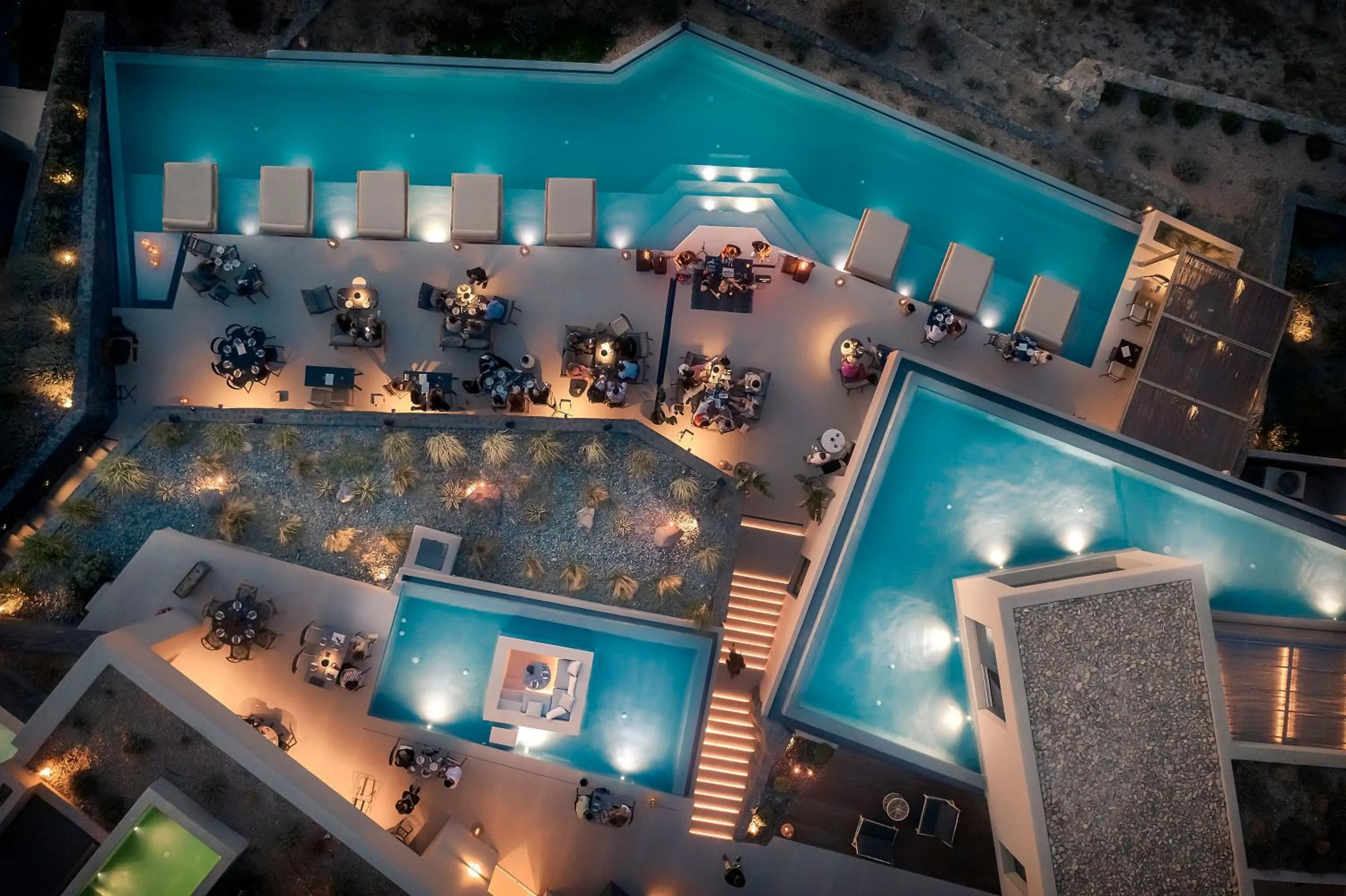 Restaurant/places to eat in North Santorini - A Luxury Spa Hotel