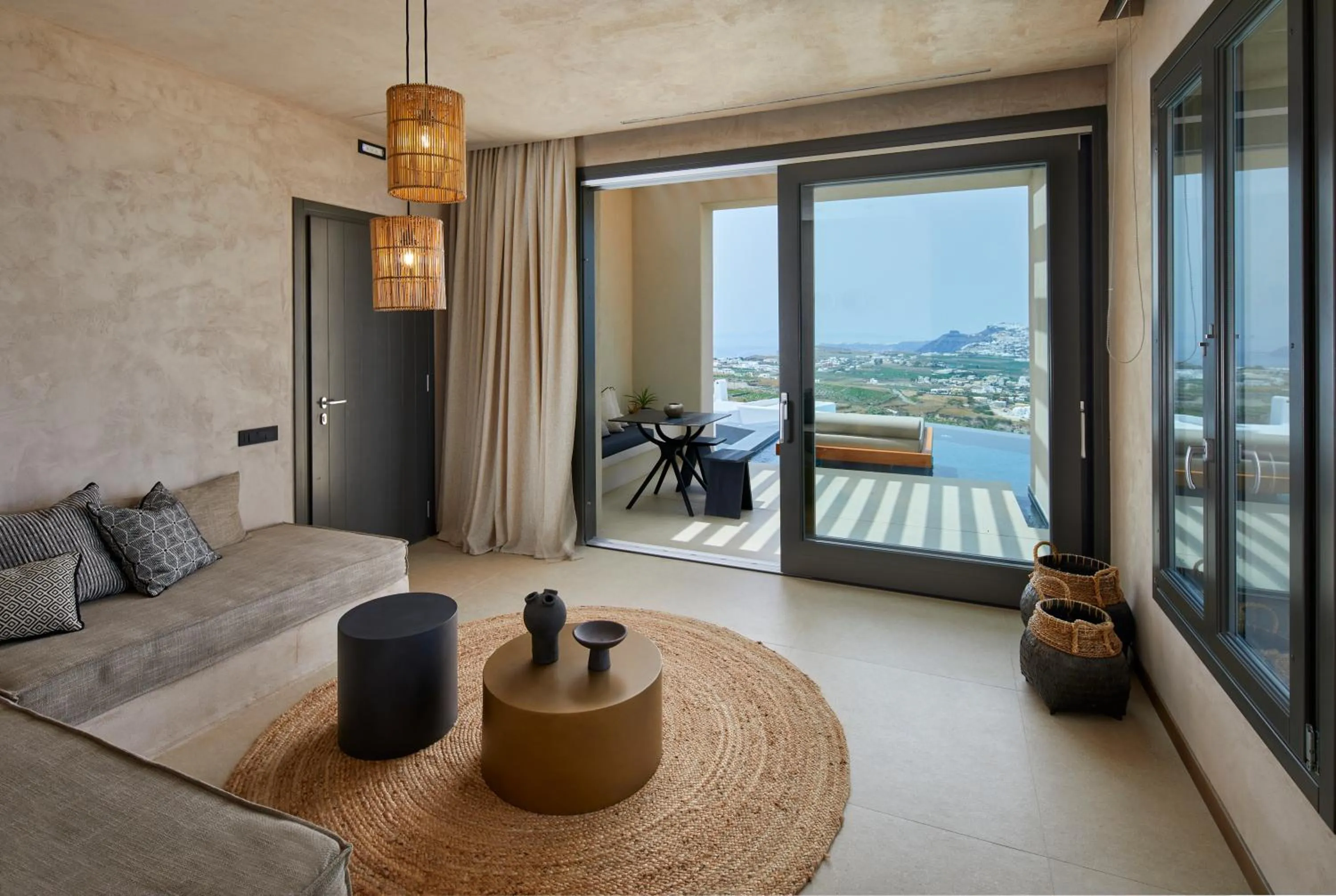 Balcony/Terrace in North Santorini - A Luxury Spa Hotel