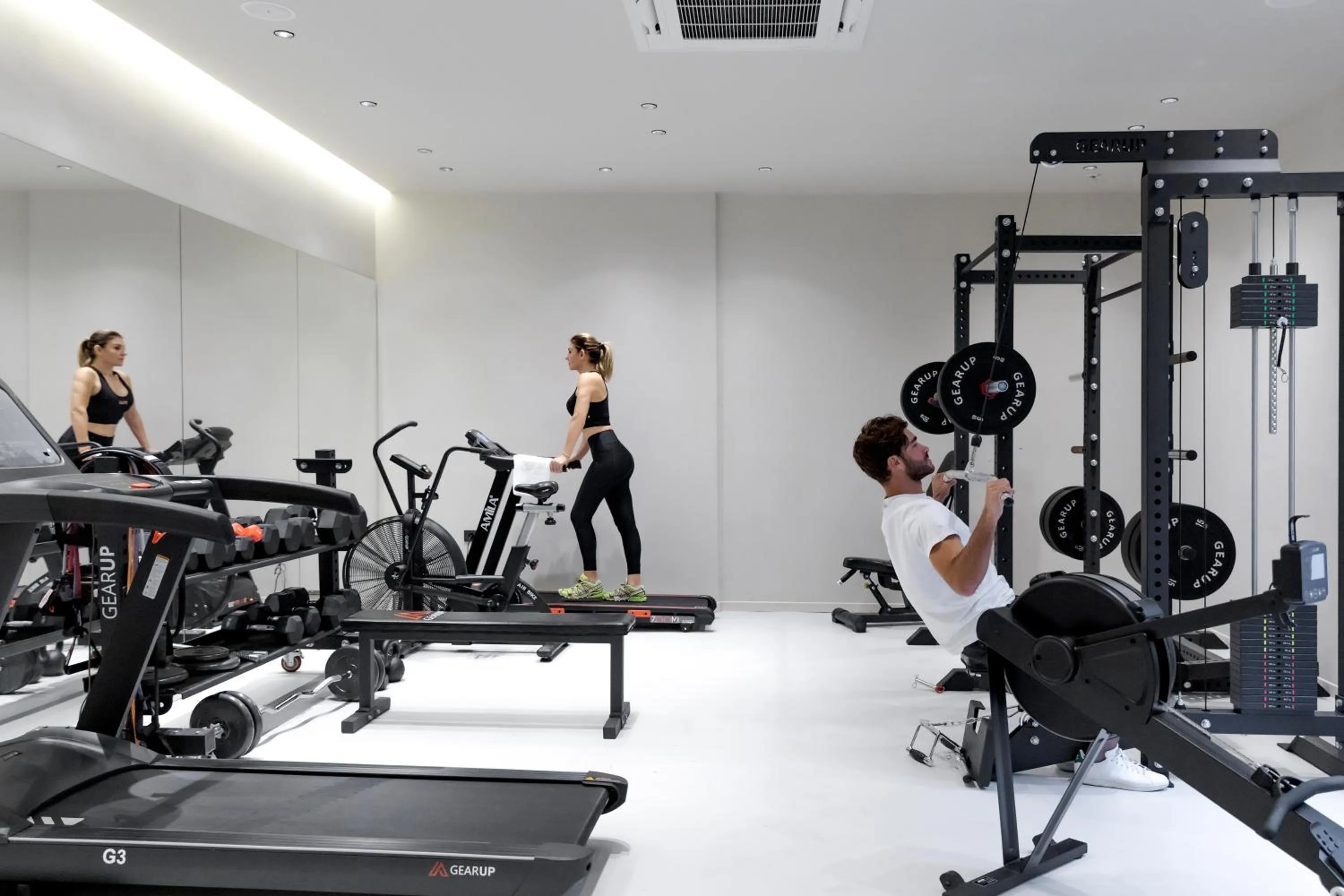 Fitness centre/facilities in North Santorini - A Luxury Spa Hotel