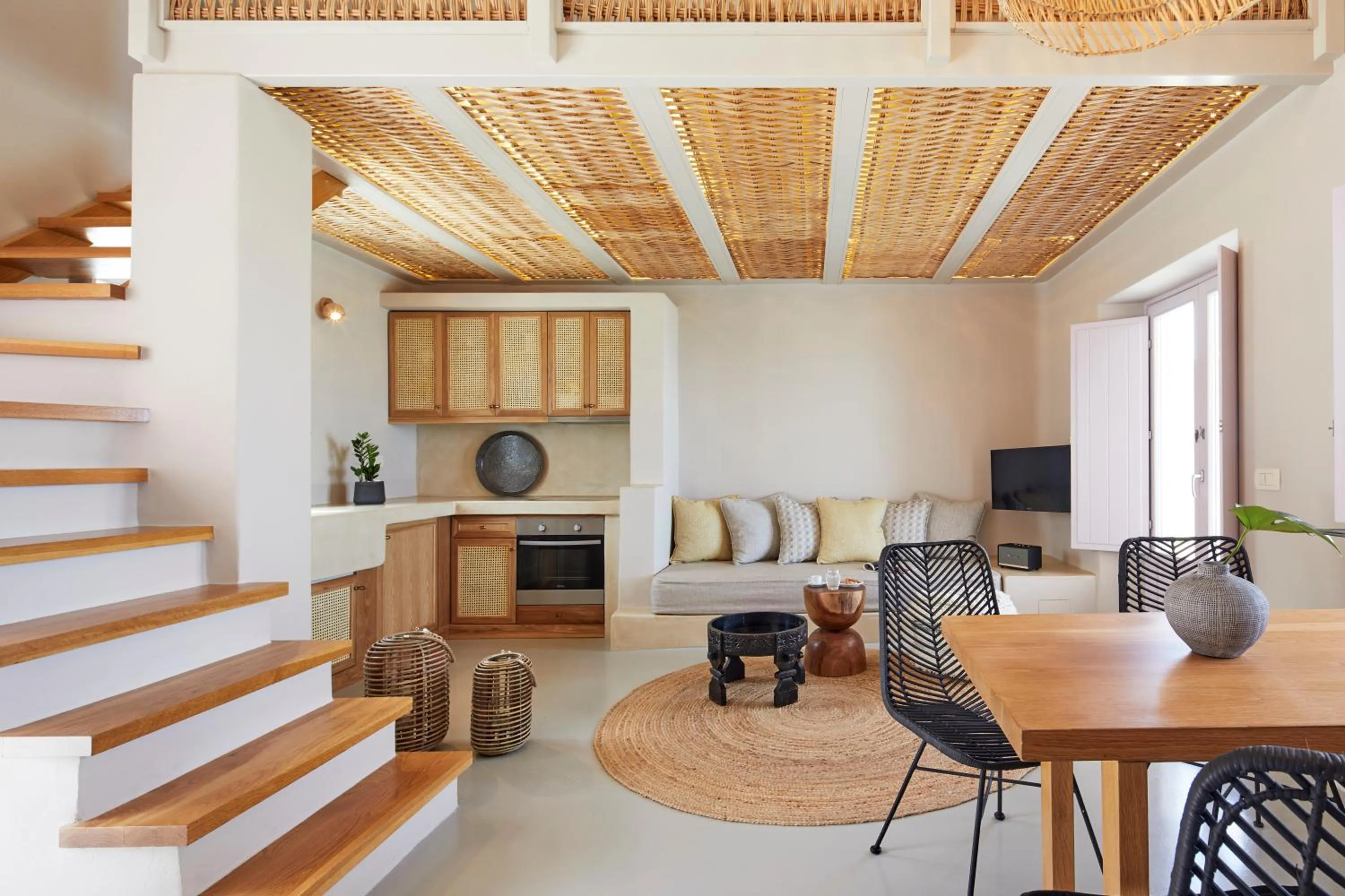 Kitchen or kitchenette in North Santorini - A Luxury Spa Hotel