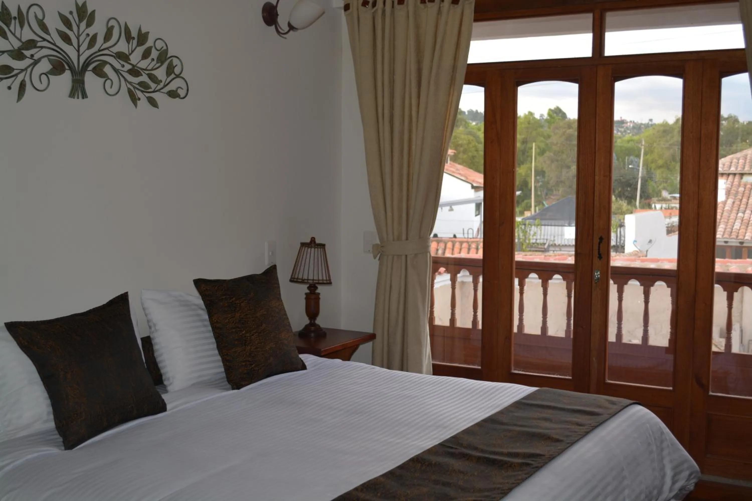 View (from property/room), Bed in Hotel El Giro