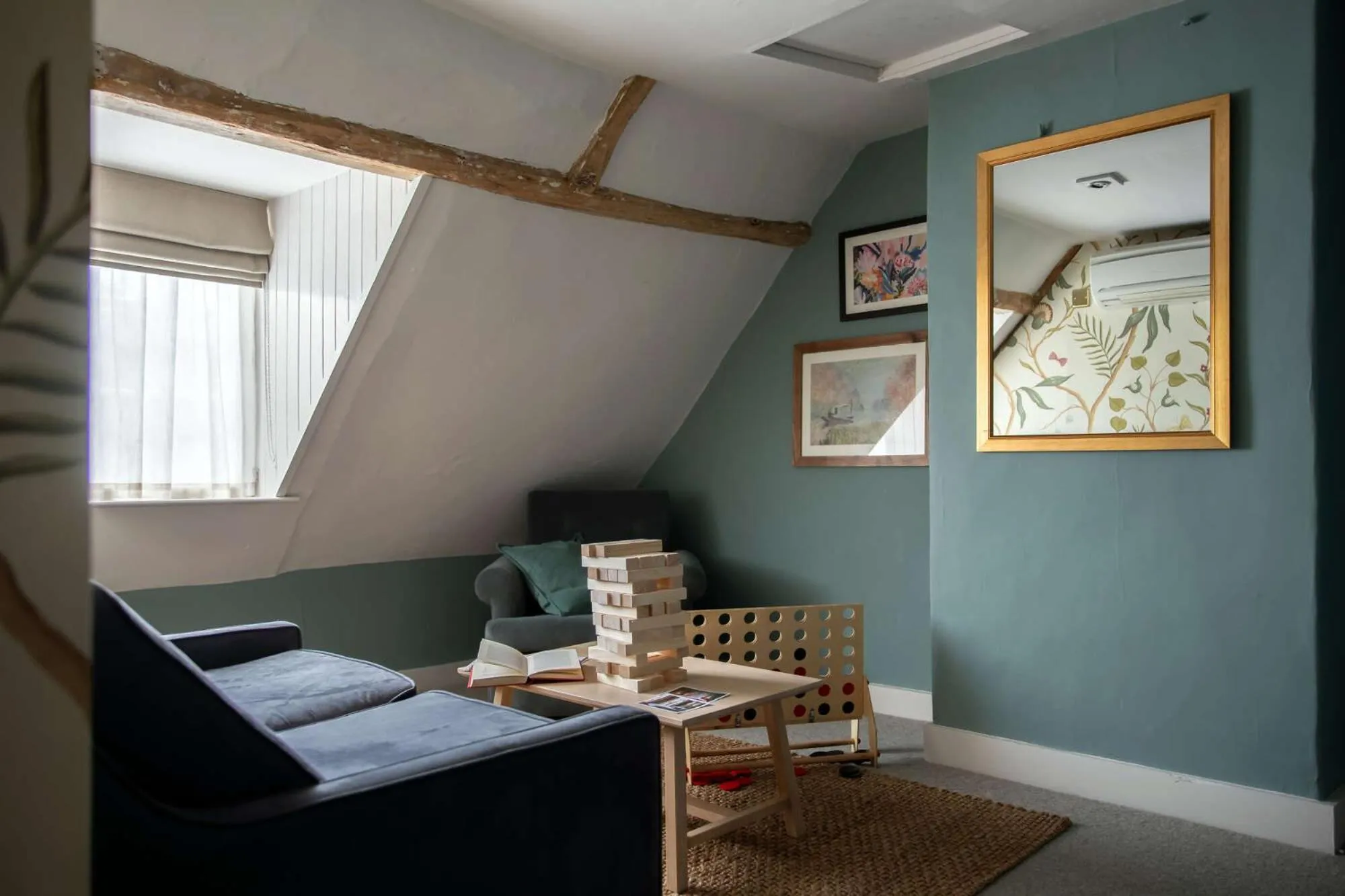 Seating area in The Lamb Inn