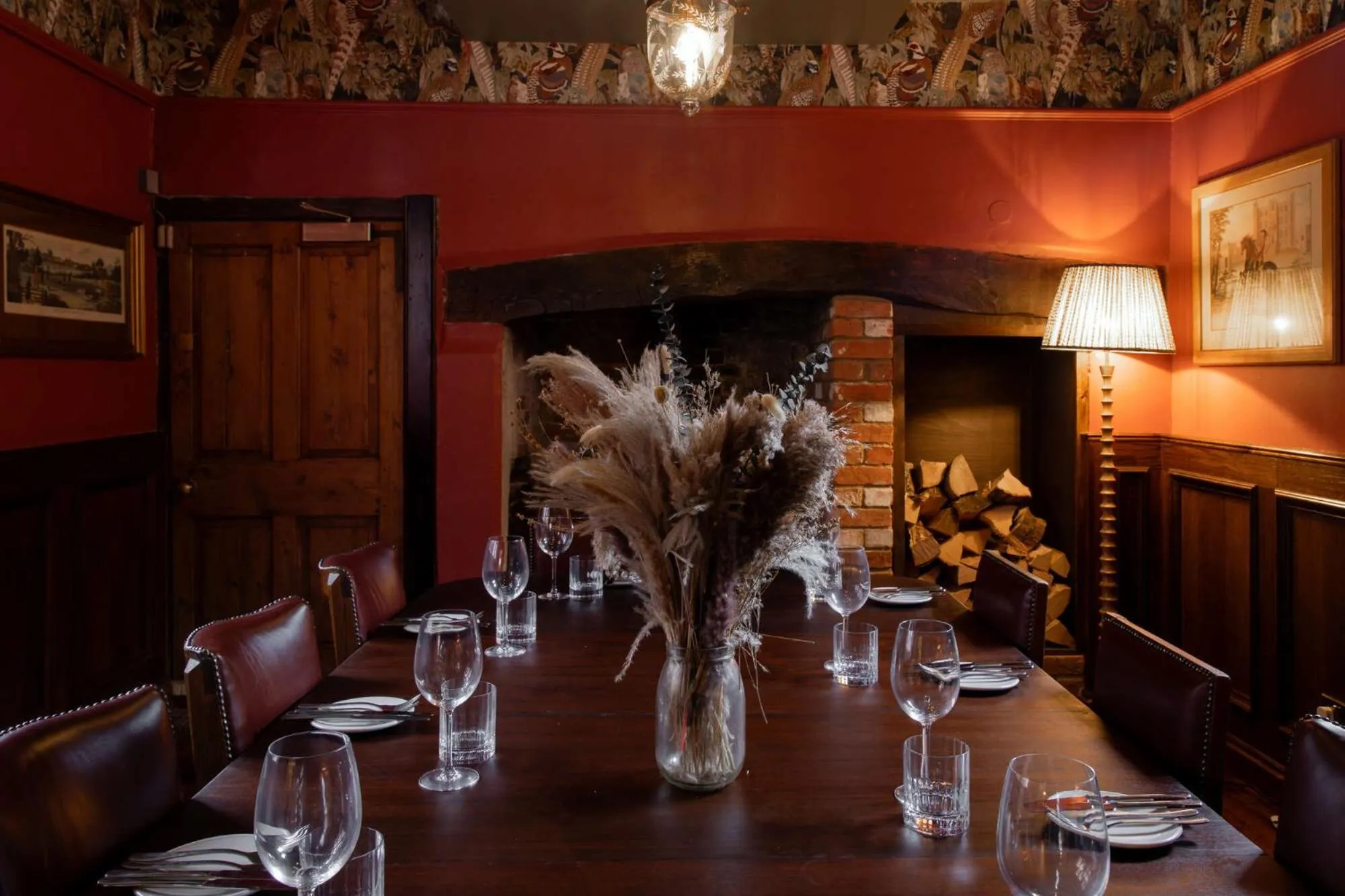 Dining area in The Lamb Inn