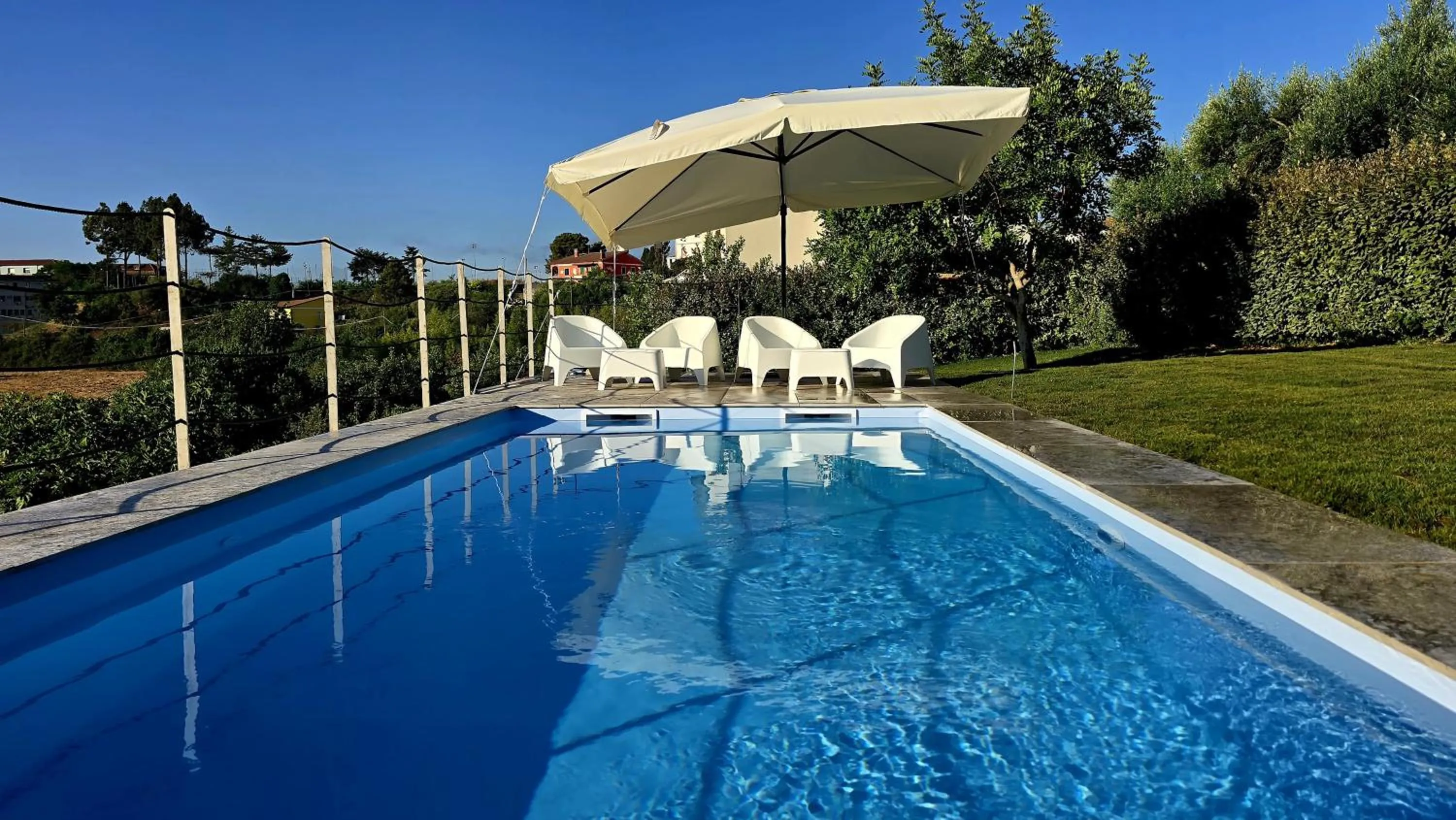 Swimming pool in Villa Malvasio Pool and Jacuzzi Room Sassari