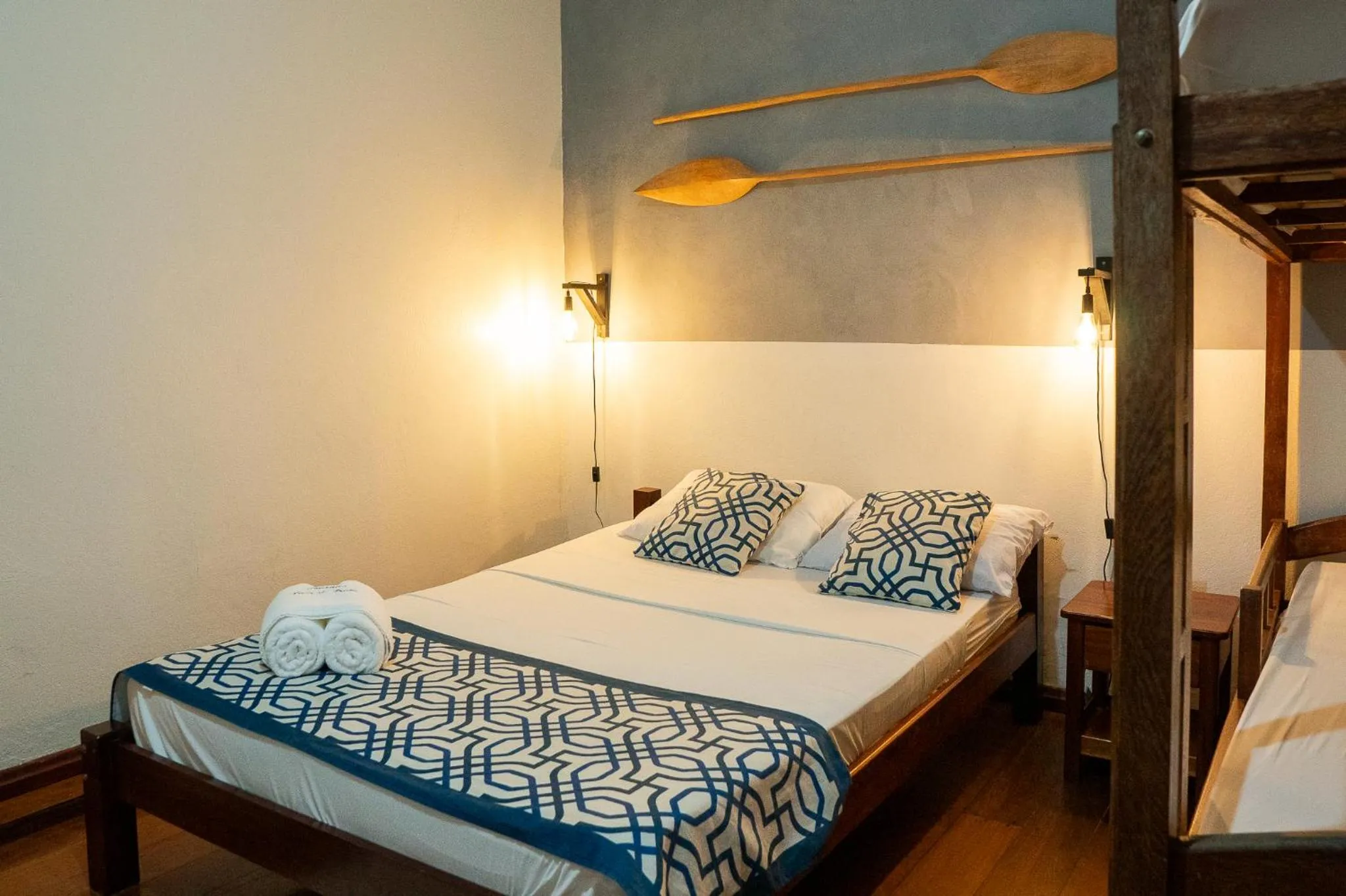 Bed in Pousada Luar do Prata