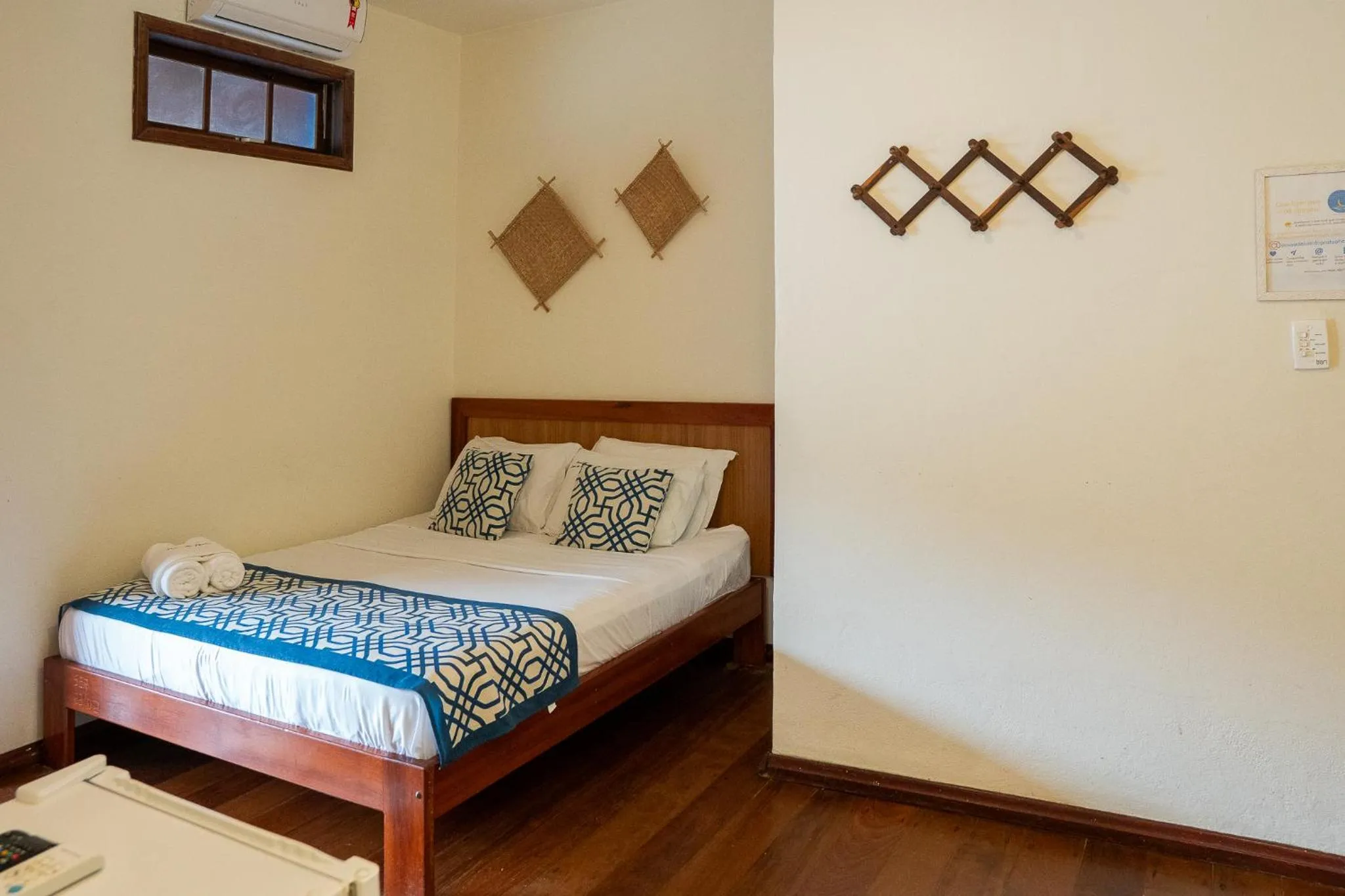 Bed in Pousada Luar do Prata