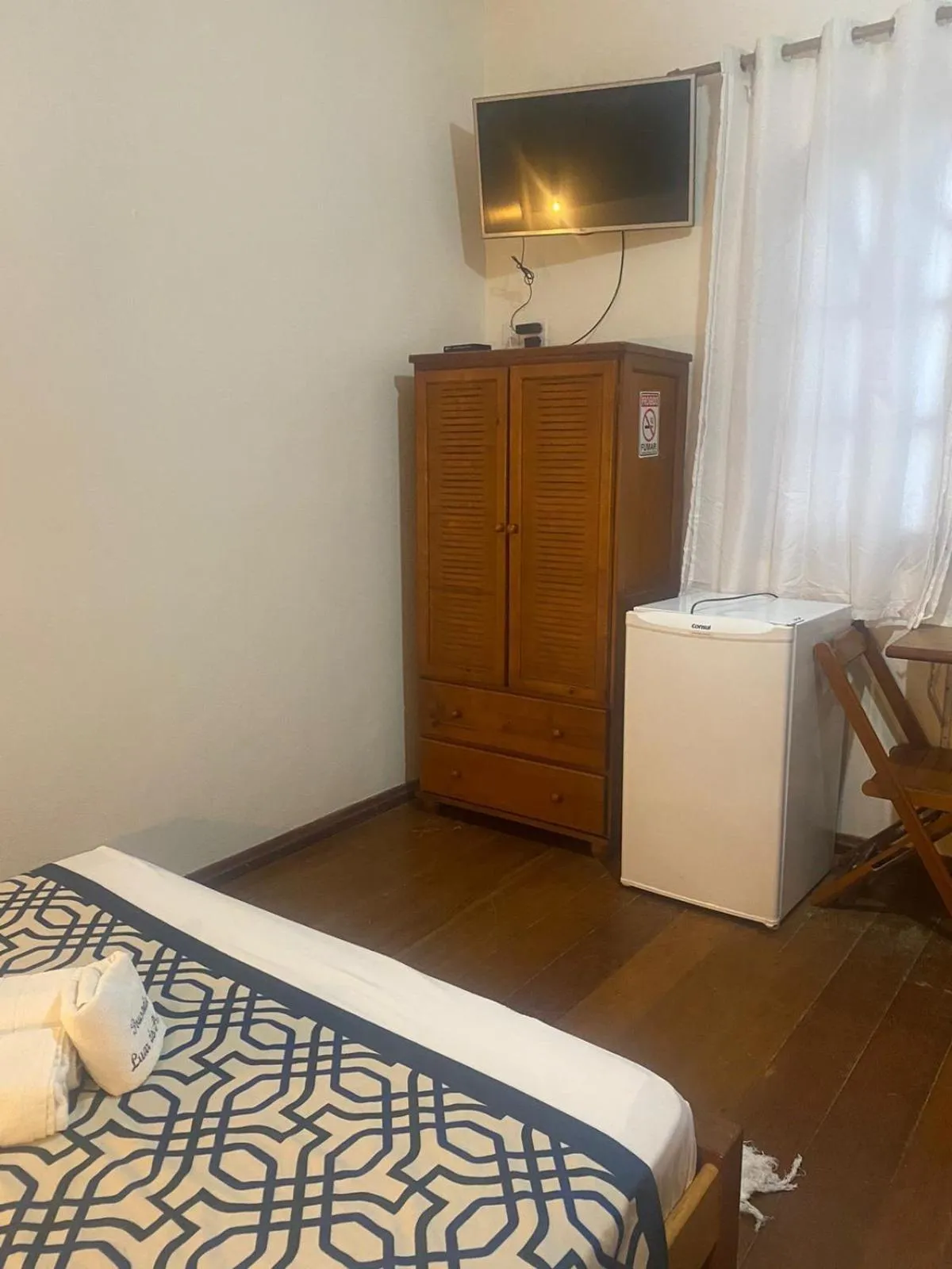 Bed in Pousada Luar do Prata