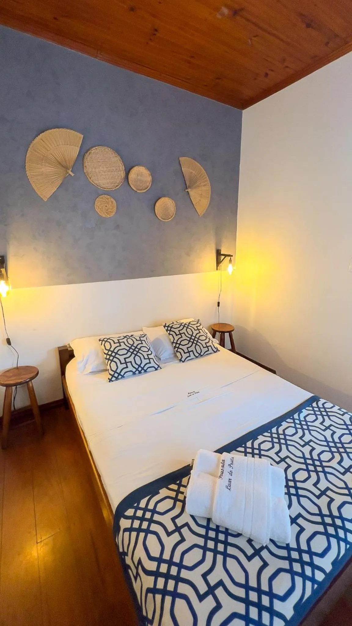 Bed in Pousada Luar do Prata