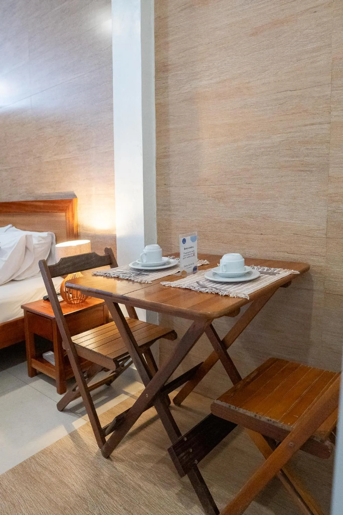 Bed in Pousada Luar do Prata