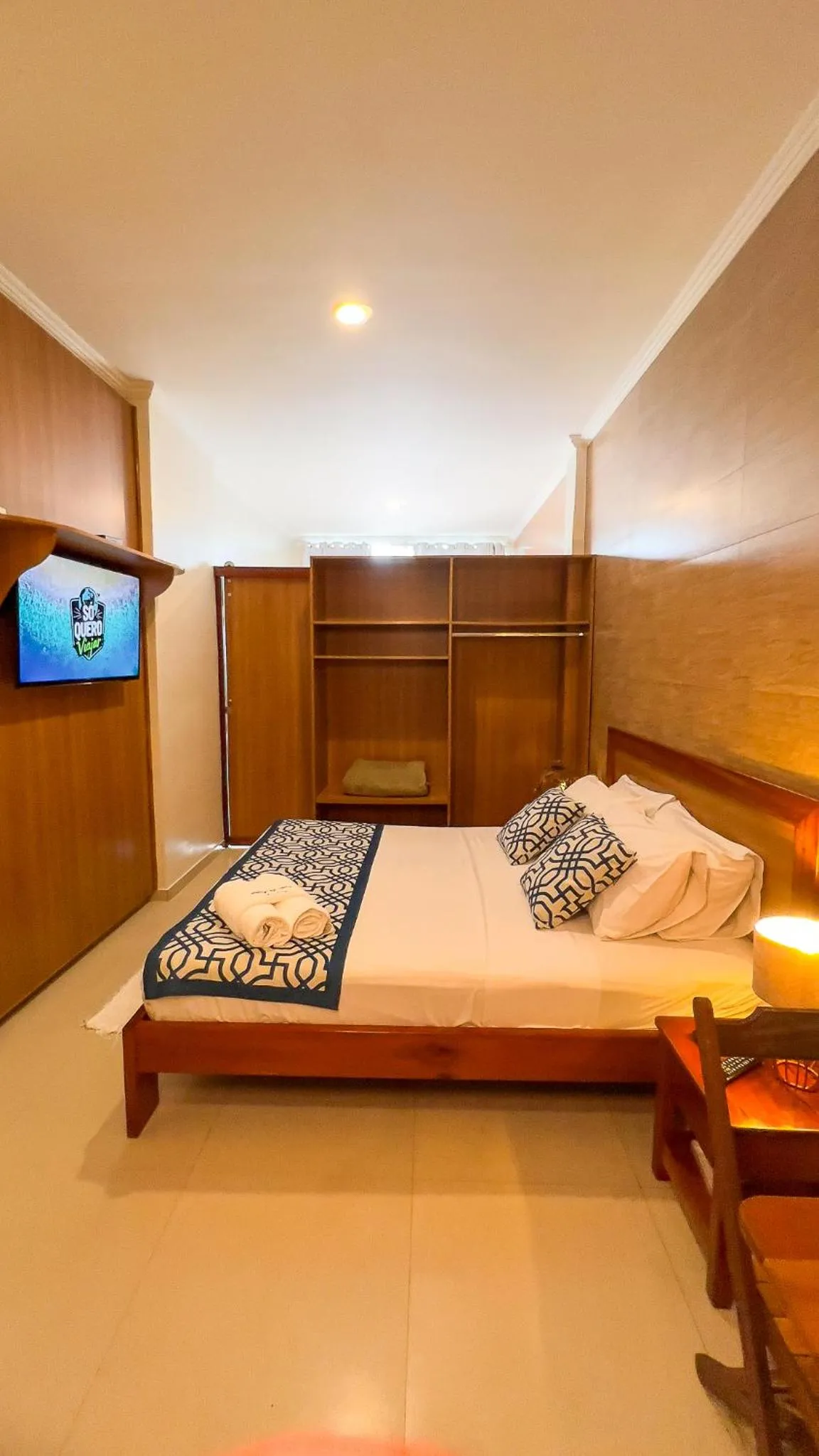 Bed in Pousada Luar do Prata