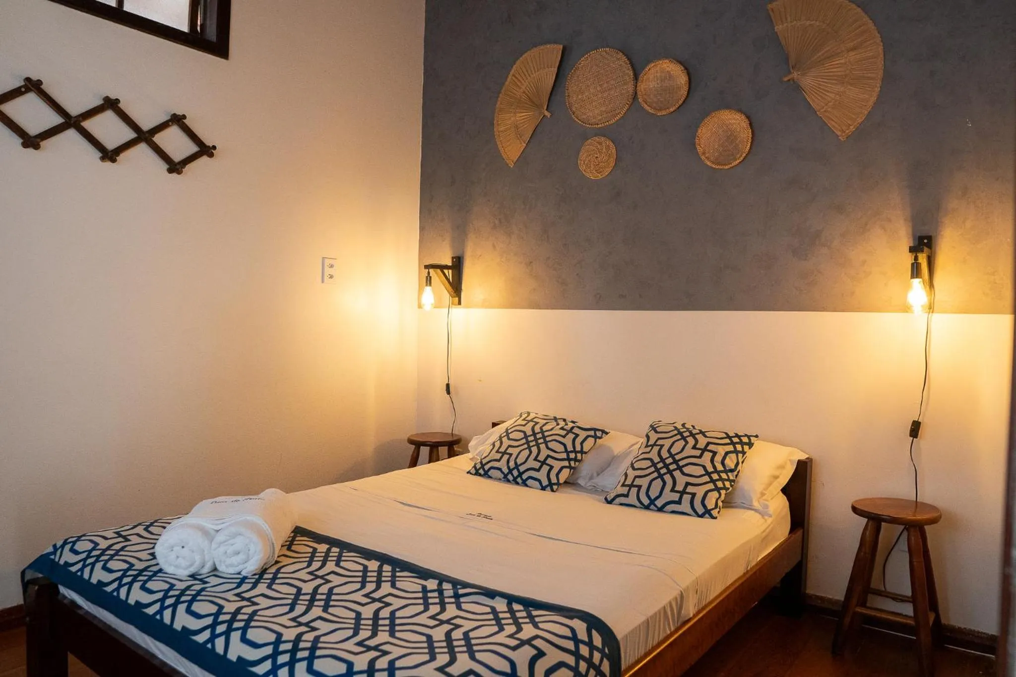 Bed in Pousada Luar do Prata