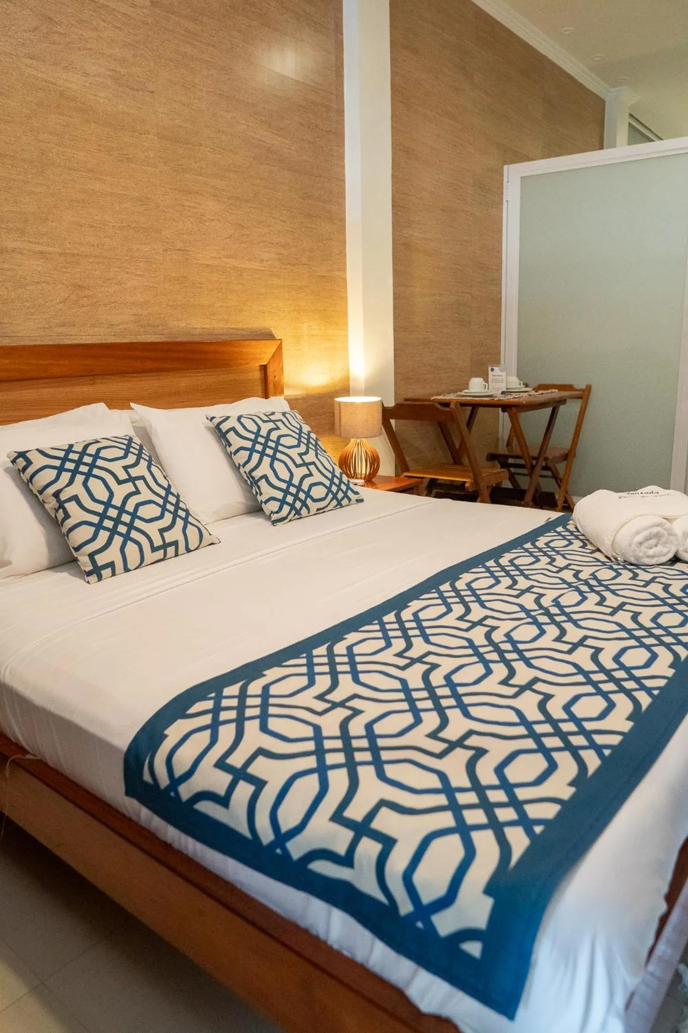 Bed in Pousada Luar do Prata