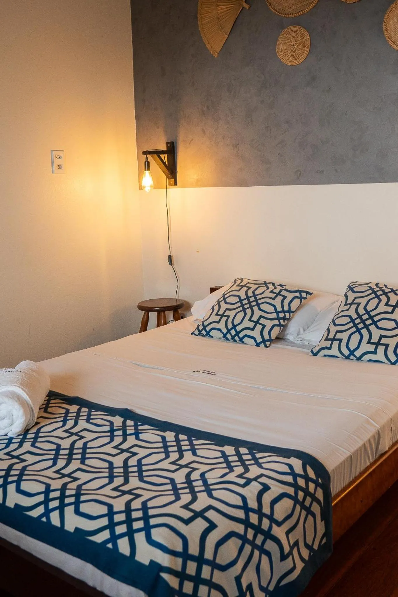 Bed in Pousada Luar do Prata