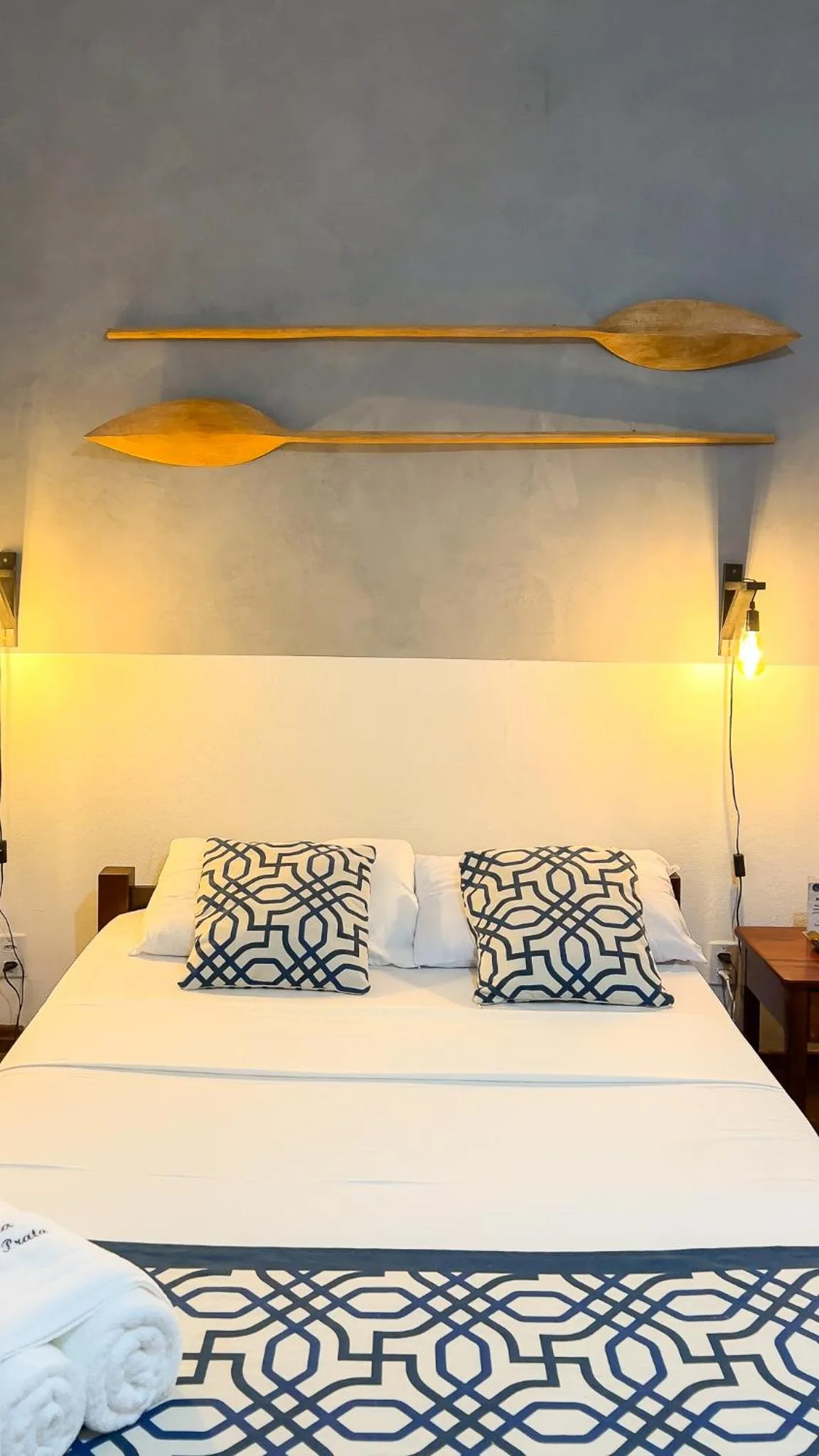 Bed in Pousada Luar do Prata