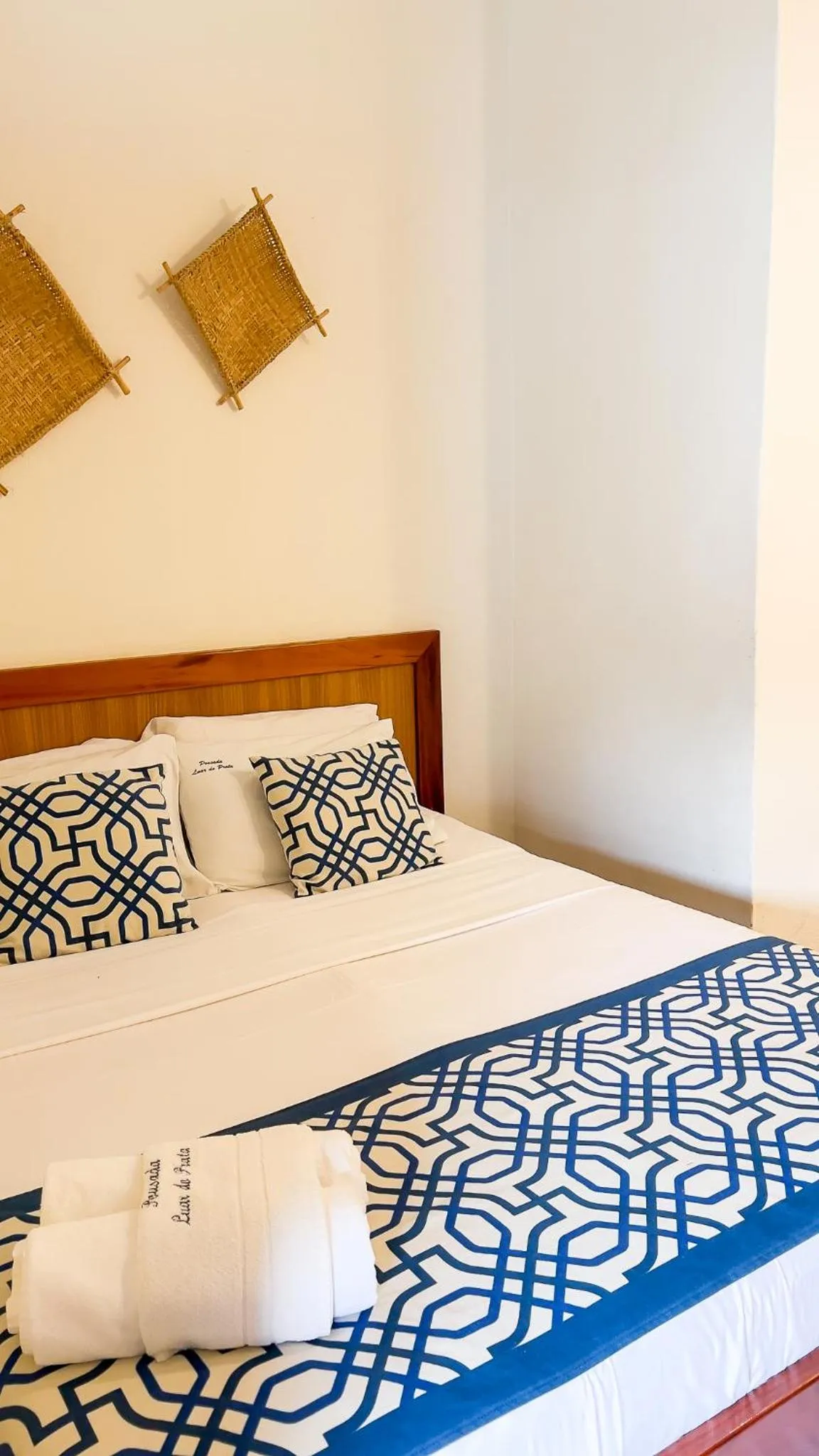 Bed in Pousada Luar do Prata