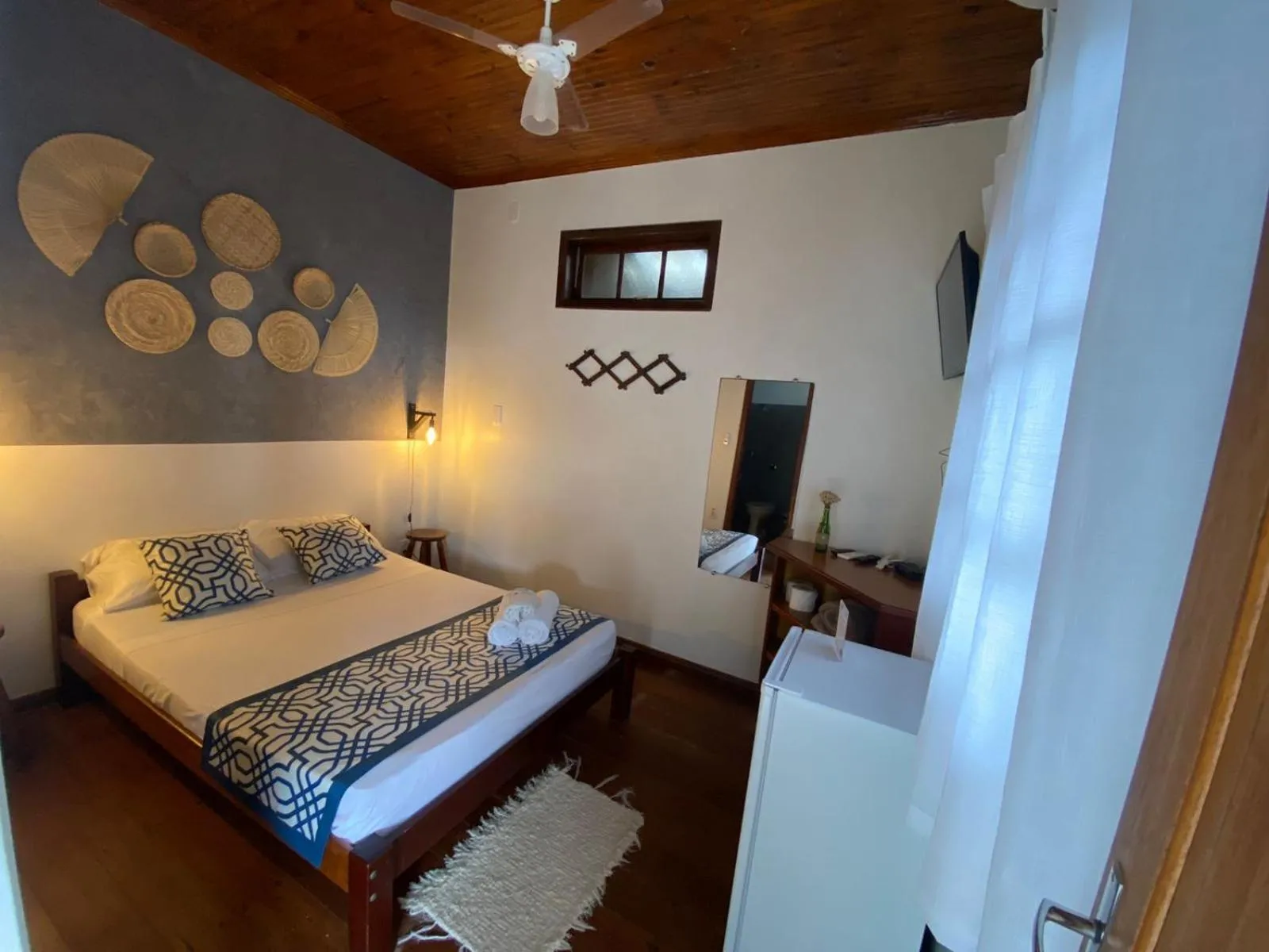 Bed in Pousada Luar do Prata