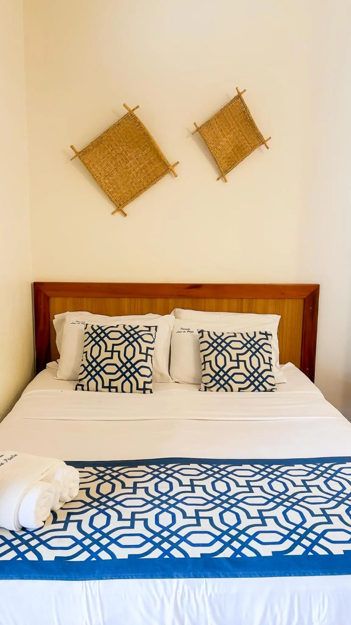 Bed in Pousada Luar do Prata