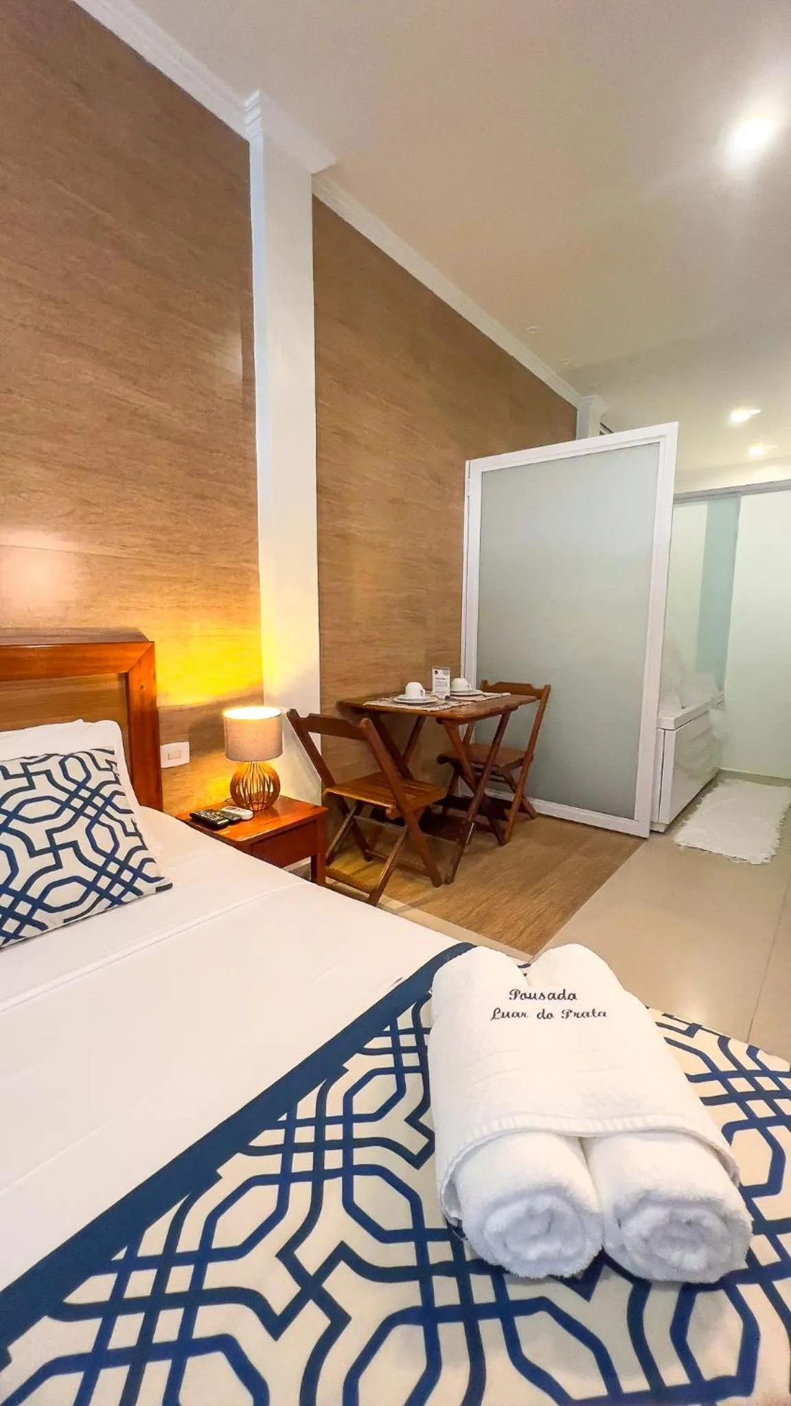 Bed in Pousada Luar do Prata