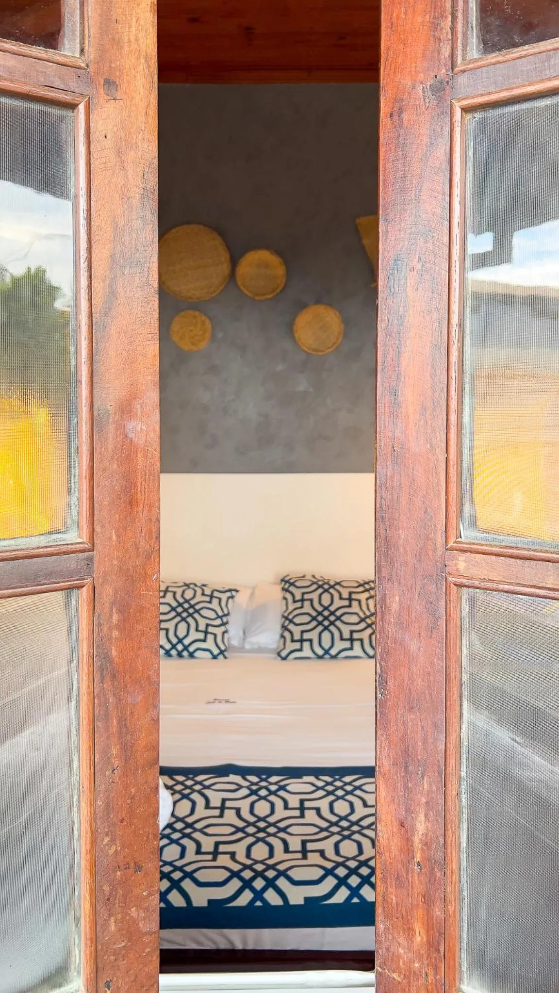 Bed in Pousada Luar do Prata