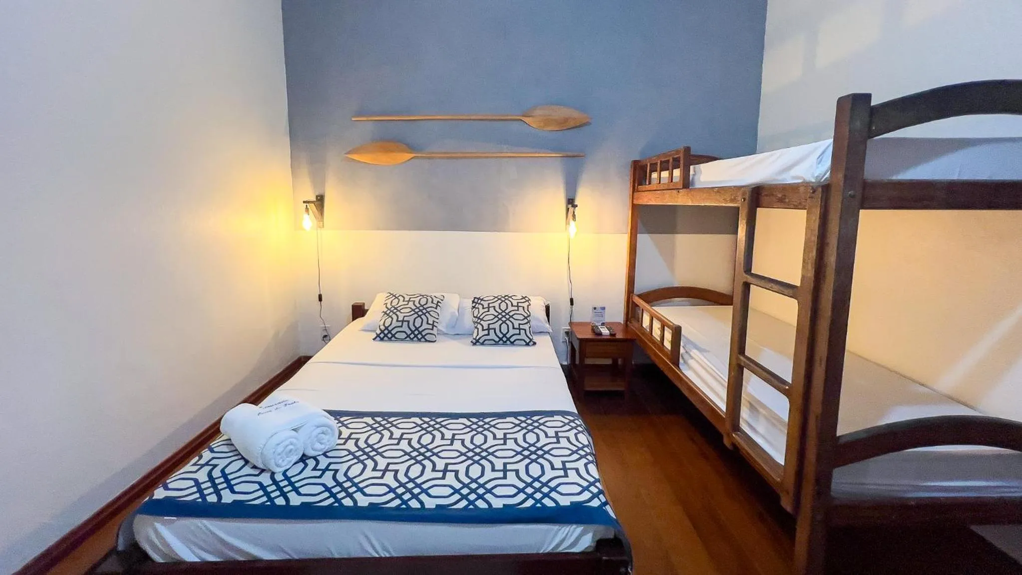 Bed in Pousada Luar do Prata