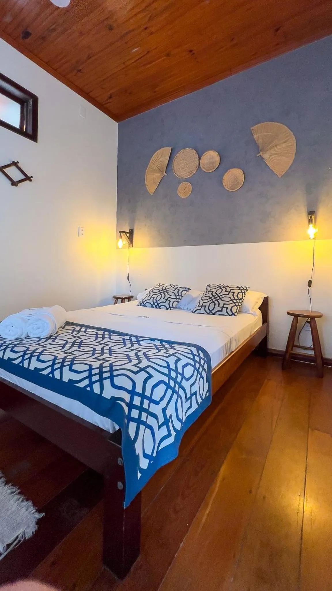 Bed in Pousada Luar do Prata