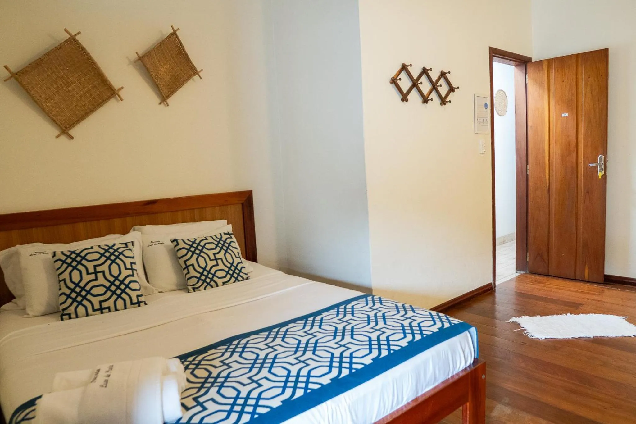 Bed in Pousada Luar do Prata