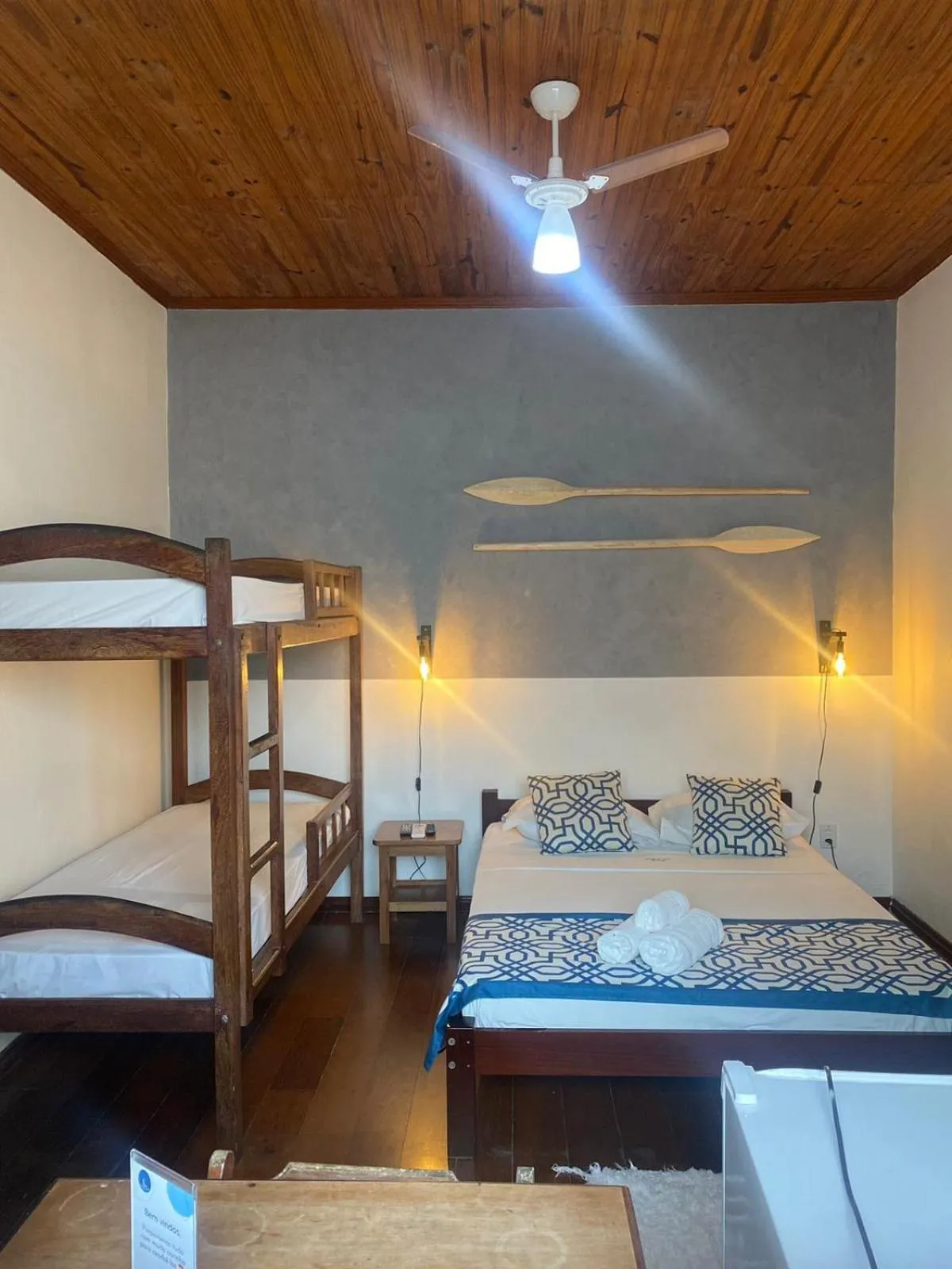 Bed in Pousada Luar do Prata