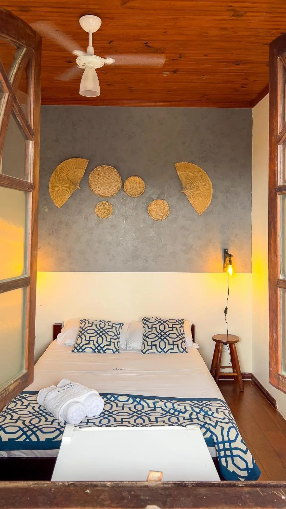 Bed in Pousada Luar do Prata