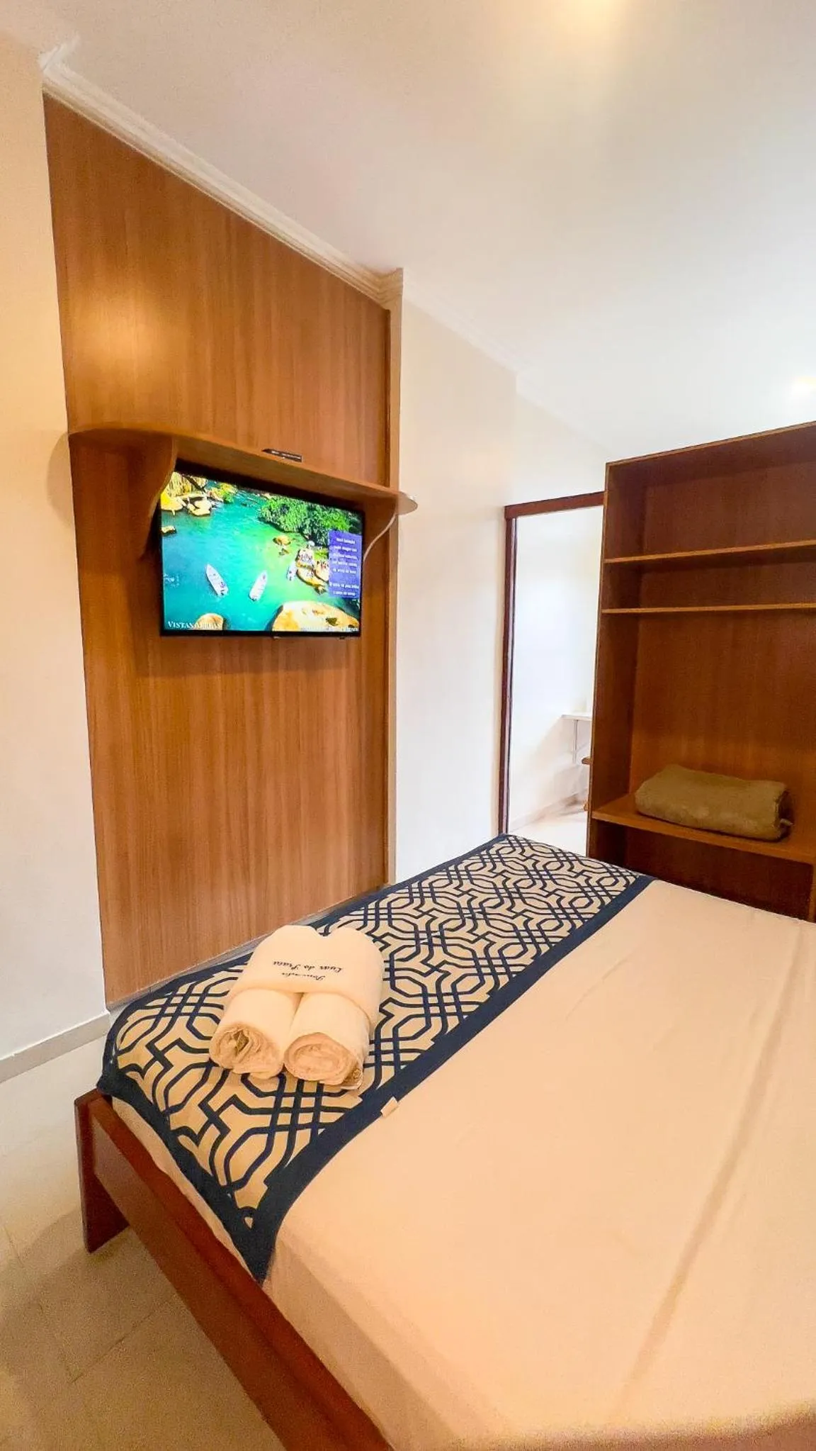 Bed in Pousada Luar do Prata