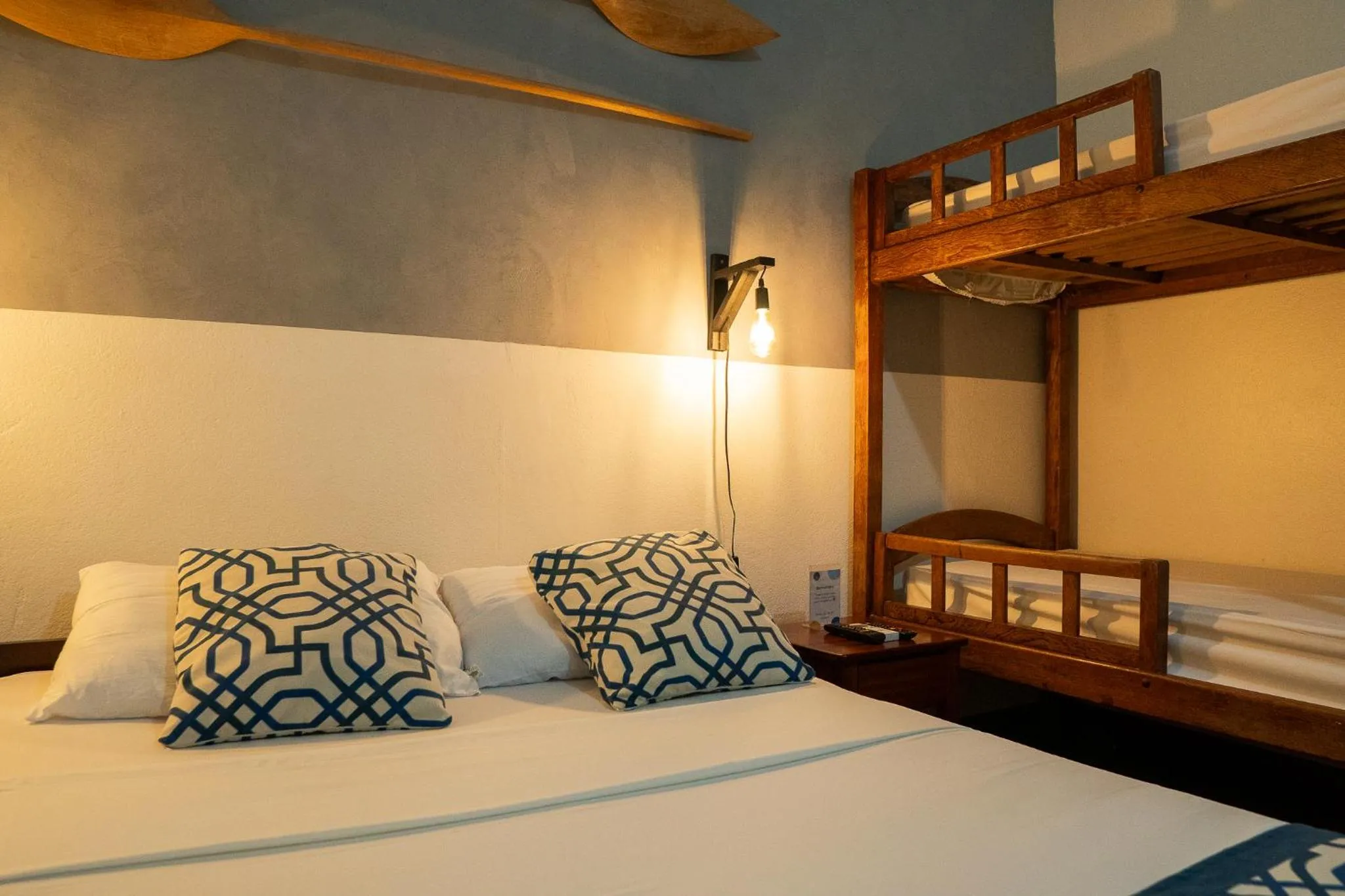 Bed in Pousada Luar do Prata